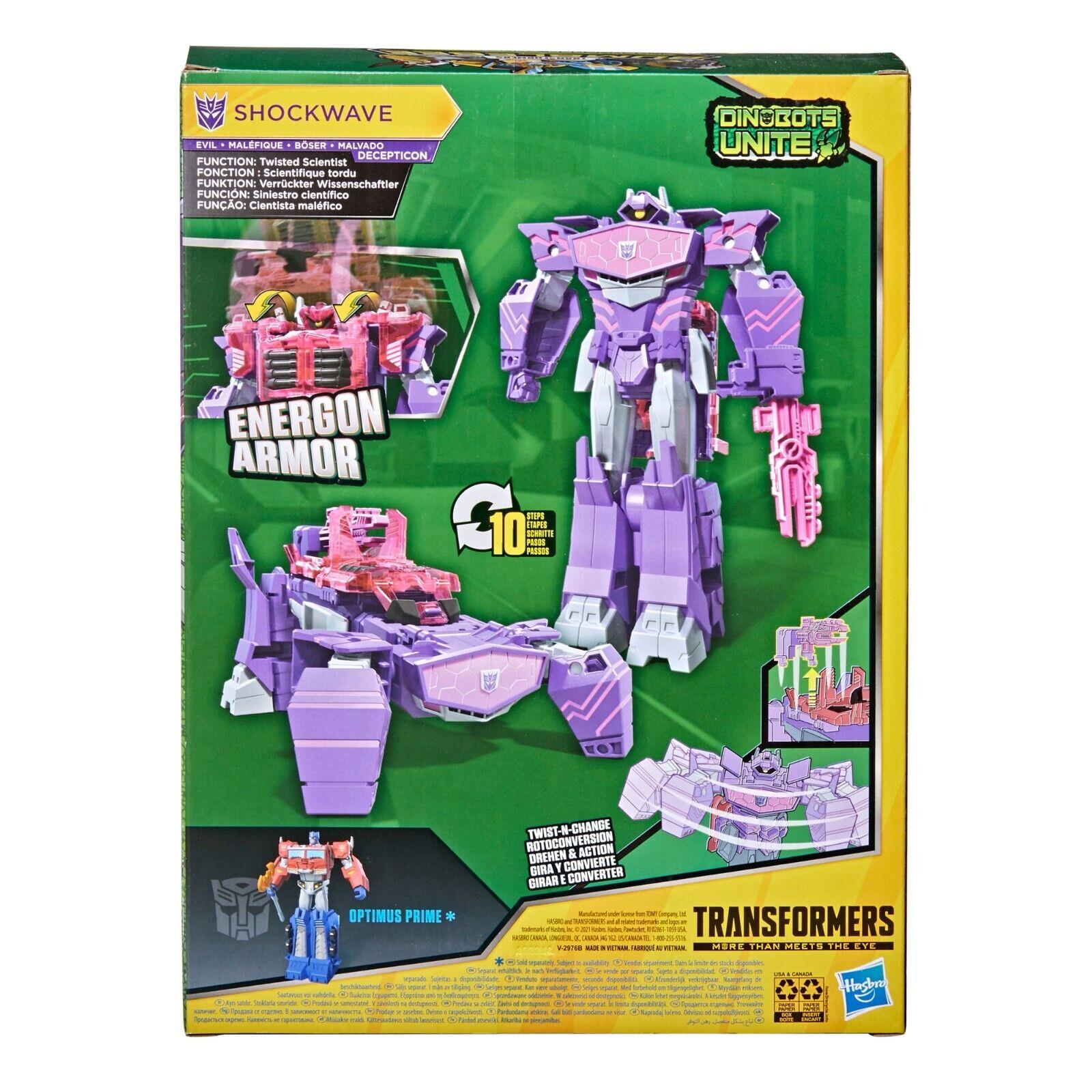 Transformers Bumblebee Cyberverse Adventres Shockwave Energon Armour Action Figure - Toptoys2u
