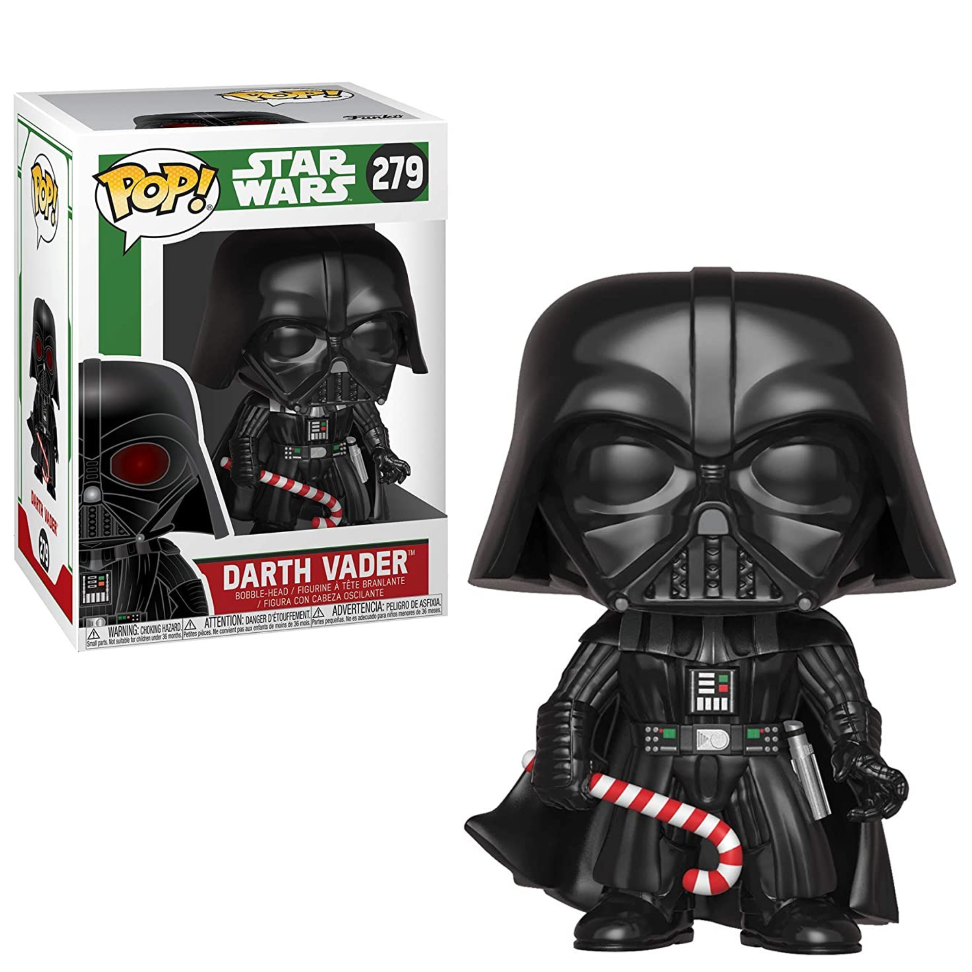 Funko Pop Star Wars: Holiday - Darth Vader with Candy Cane Collectible Figure Christmas - Toptoys2u