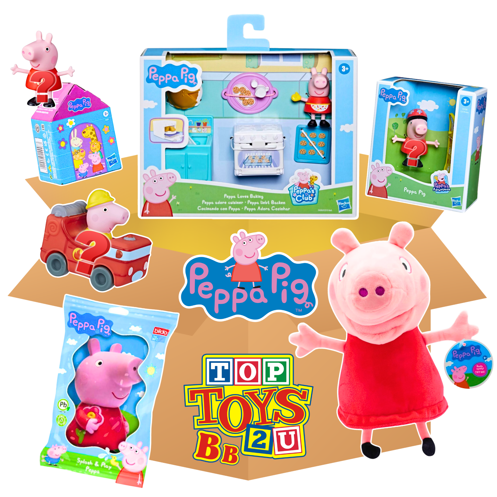Toptoys2u Peppa Pig 6 Piece Bargain Bundle Box