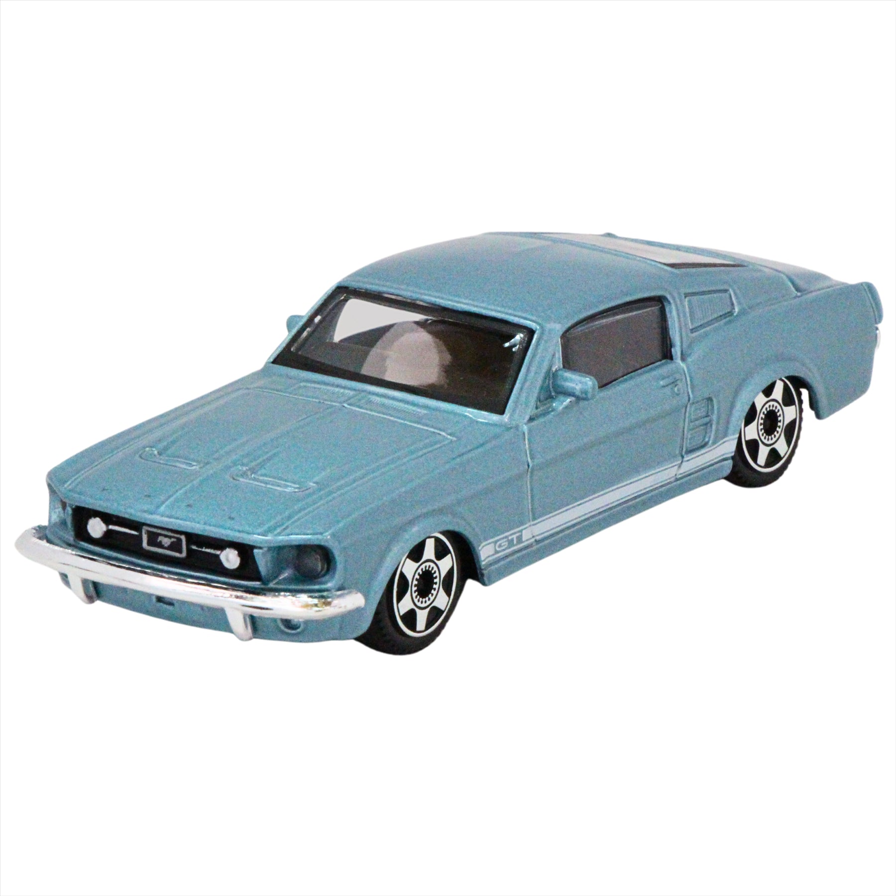 Bburago Fire Street Ford Mustang GT Light Blue 1:43 Scale Diecast Car - Toptoys2u