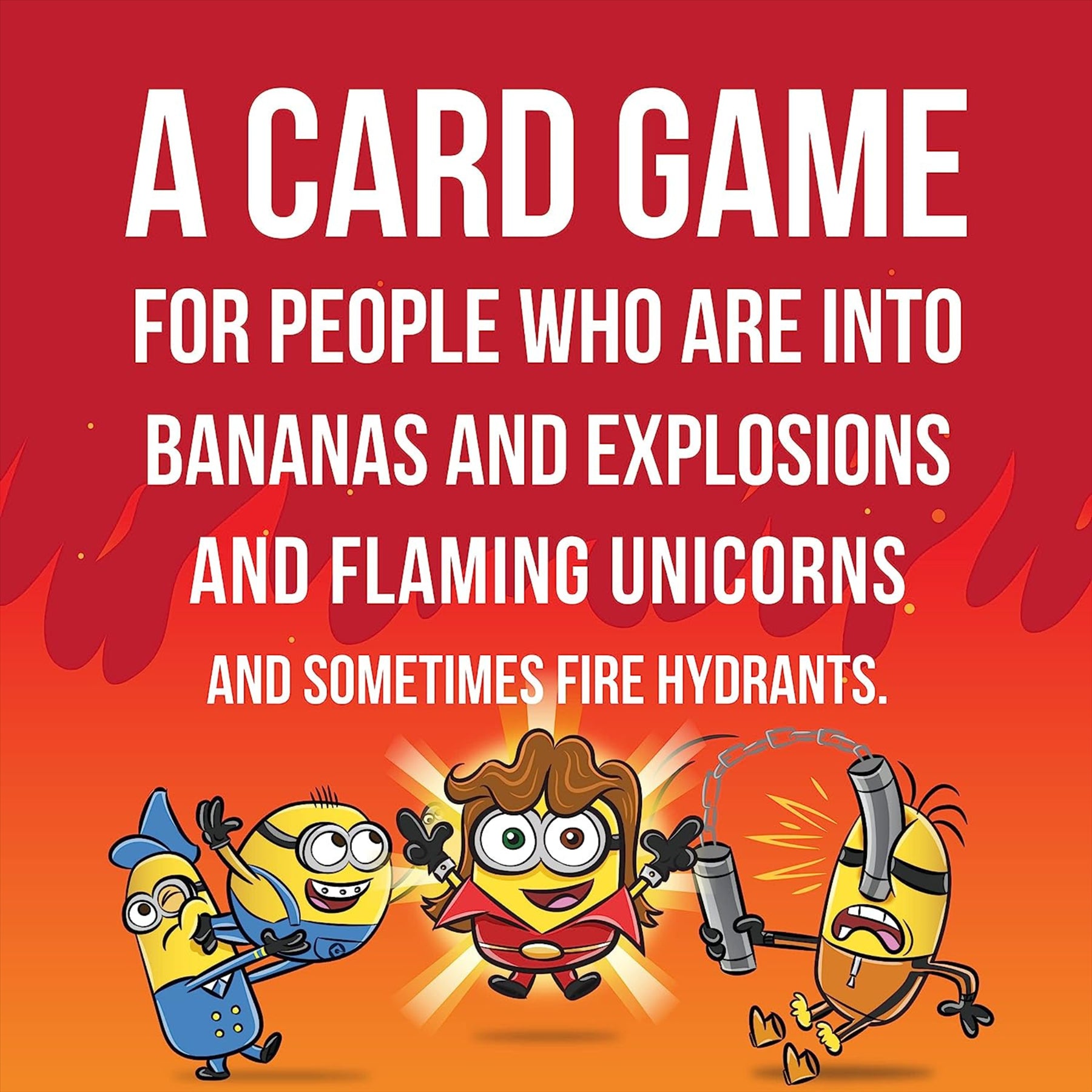 Exploding Minions by Exploding Kittens - Card Games for Adults Teens & Kids - Fun Family Games - A Russian Roulette Card Game - Toptoys2u