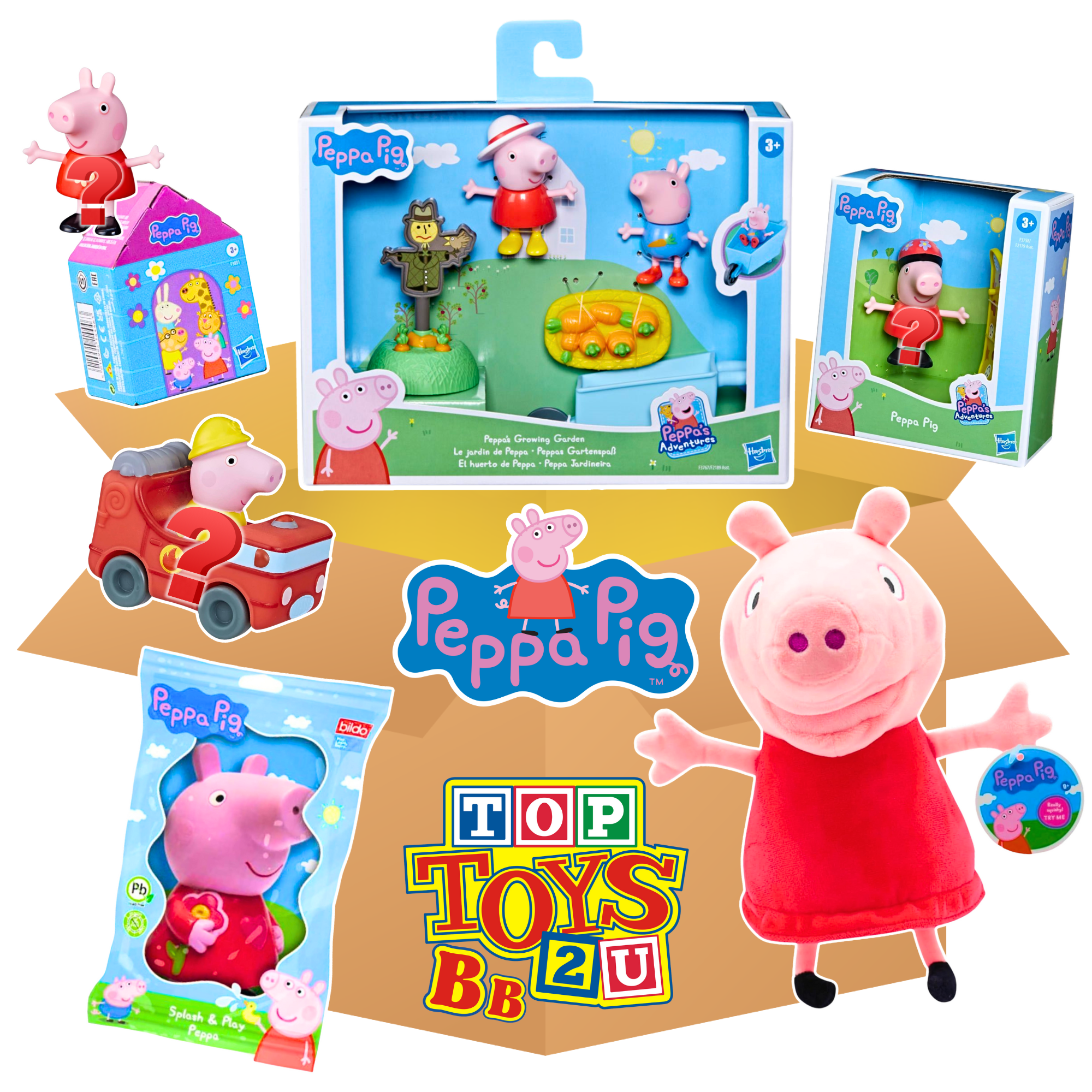 Toptoys2u Peppa Pig 6 Piece Bargain Bundle Box