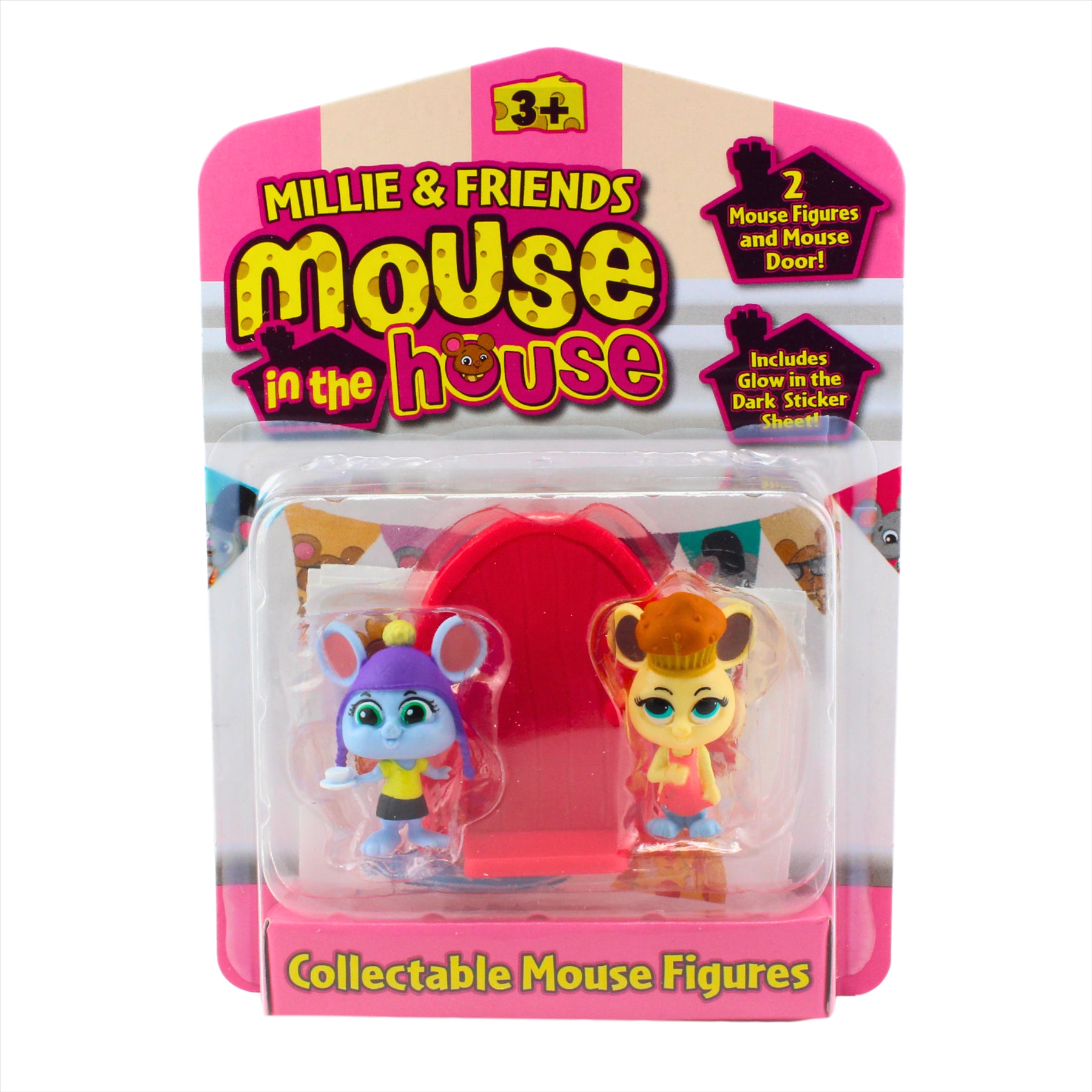 Mouse in the House Millie & Friends Slice 'O' Pie Pizzeria Playset and 5x Collectable Mouse Figure Packs - Toptoys2u