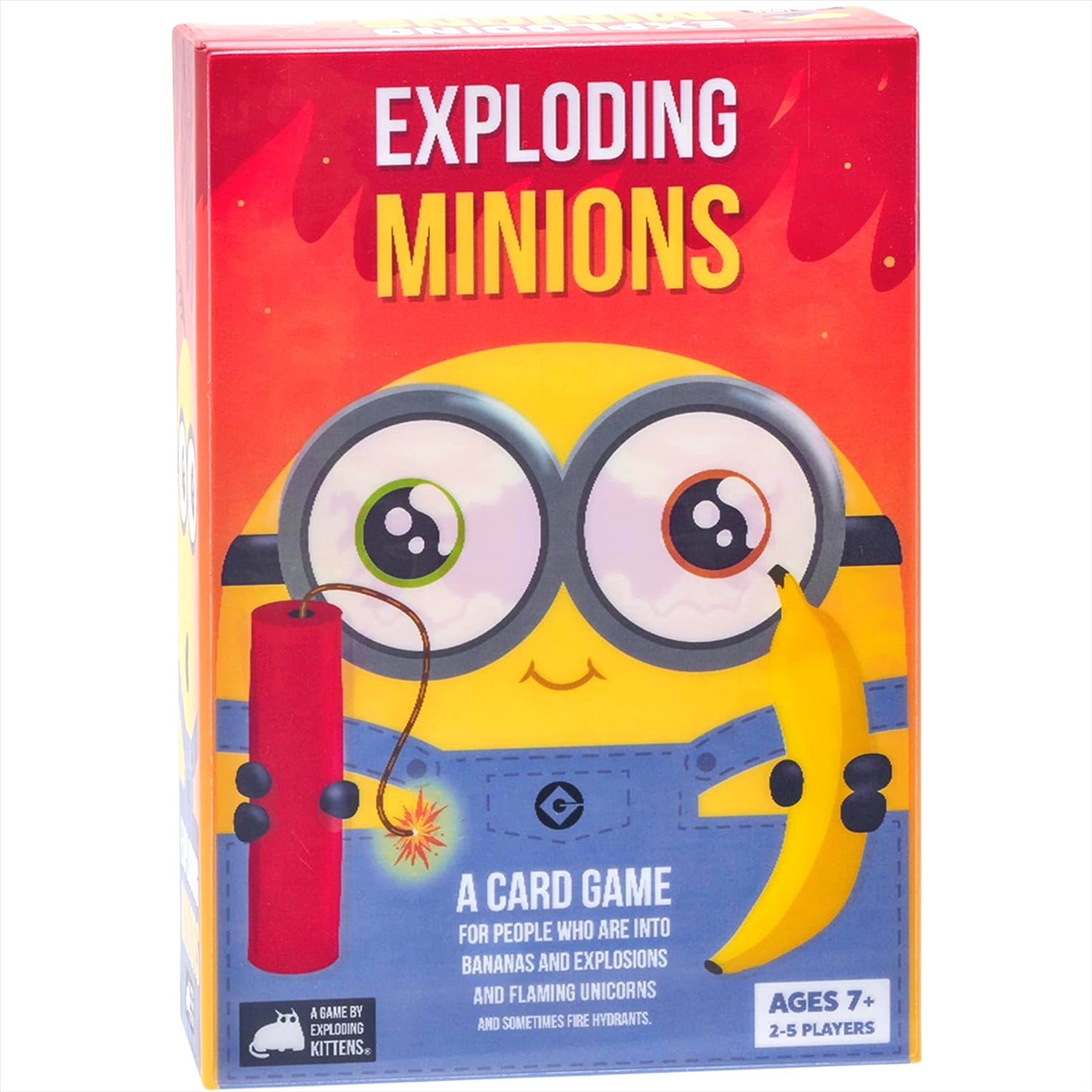 Exploding Minions Card Game & MyMoji Minions Collectible Figure Head Gift Set with 1x Card Game & 5x MyMoji Figures - Toptoys2u