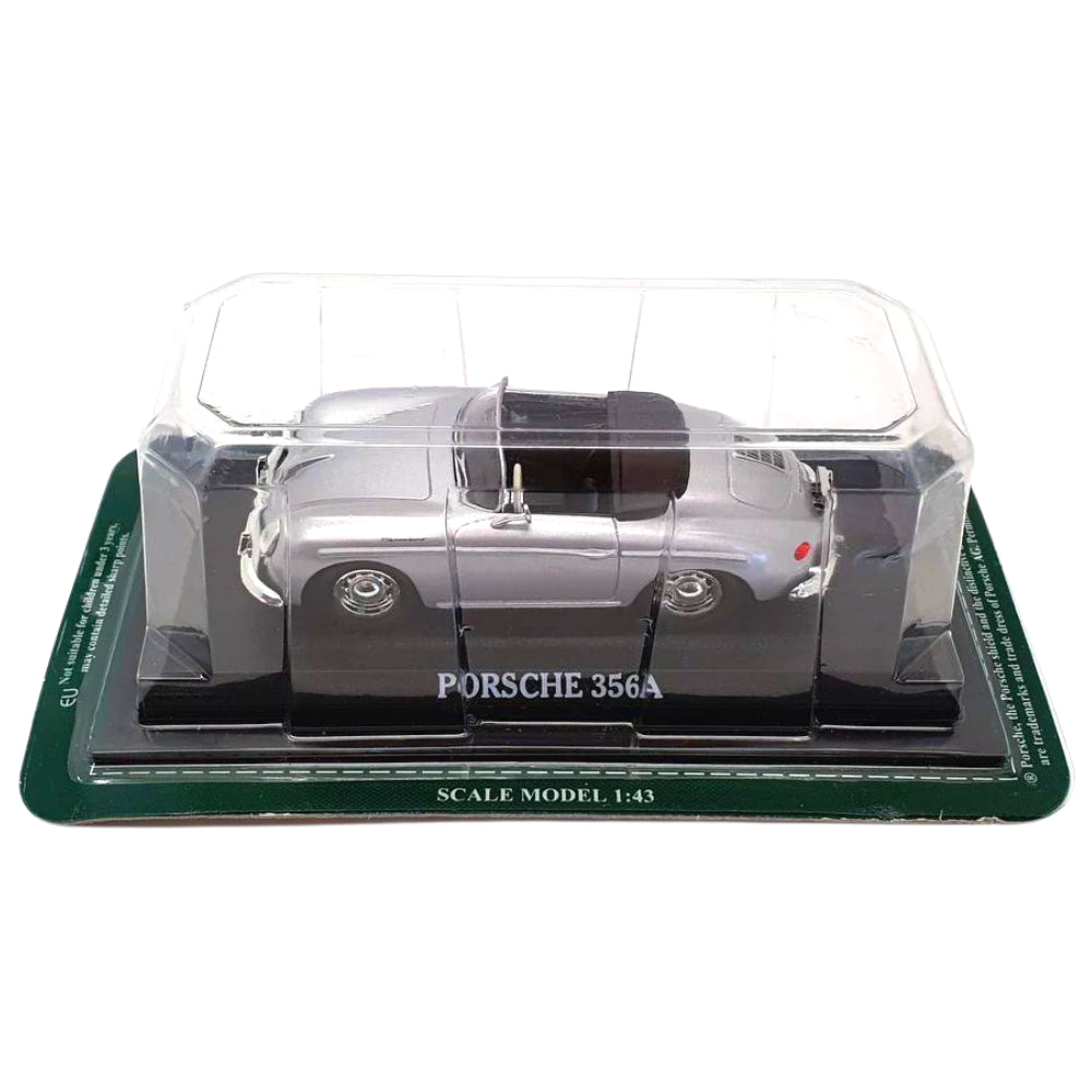 Del Prado Convertible Porsche 356a Silver 1 43 Scale Diecast Model Car