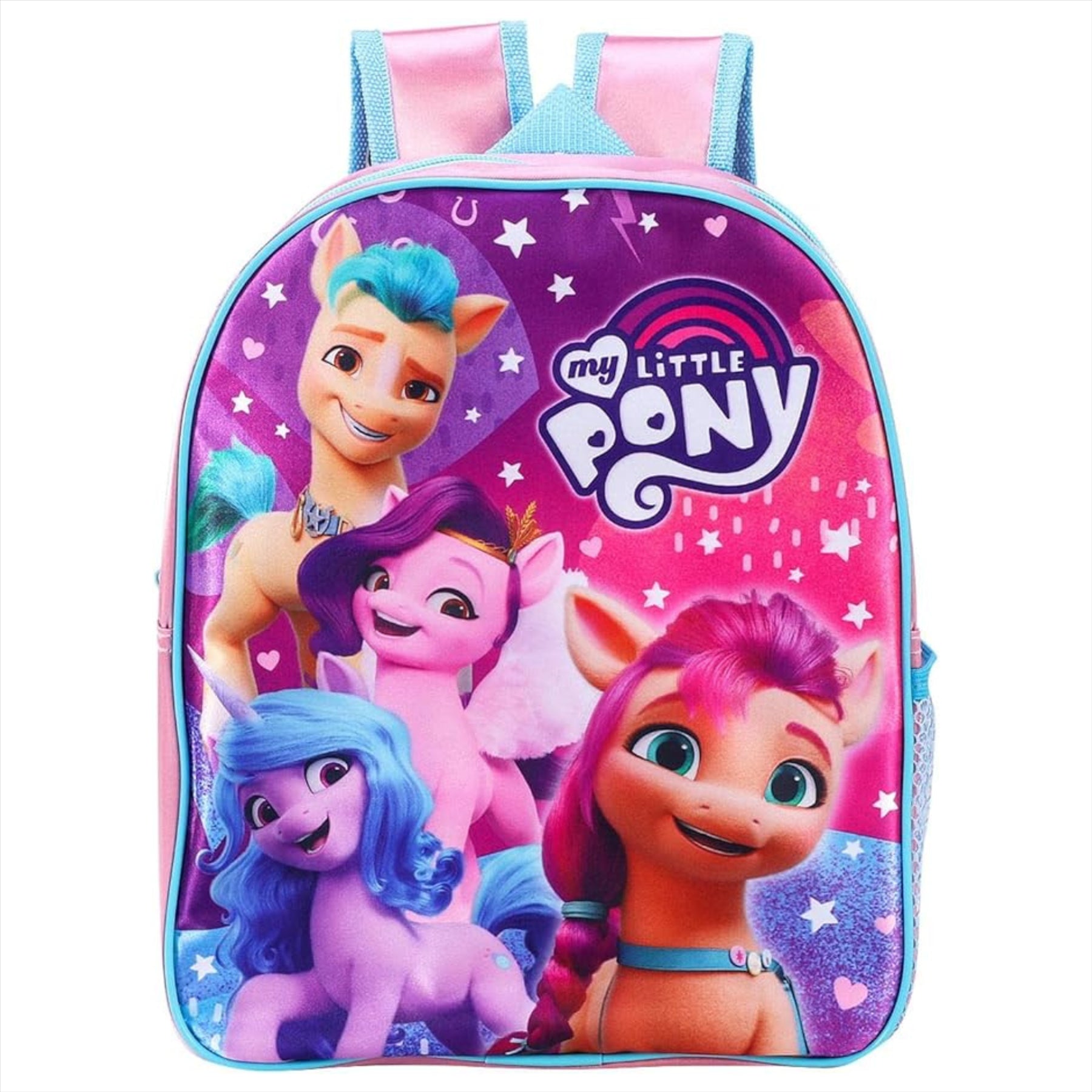 My Little Pony Junior Backpack - Kids Character School Bag with Mesh Side Pocket - Toptoys2u