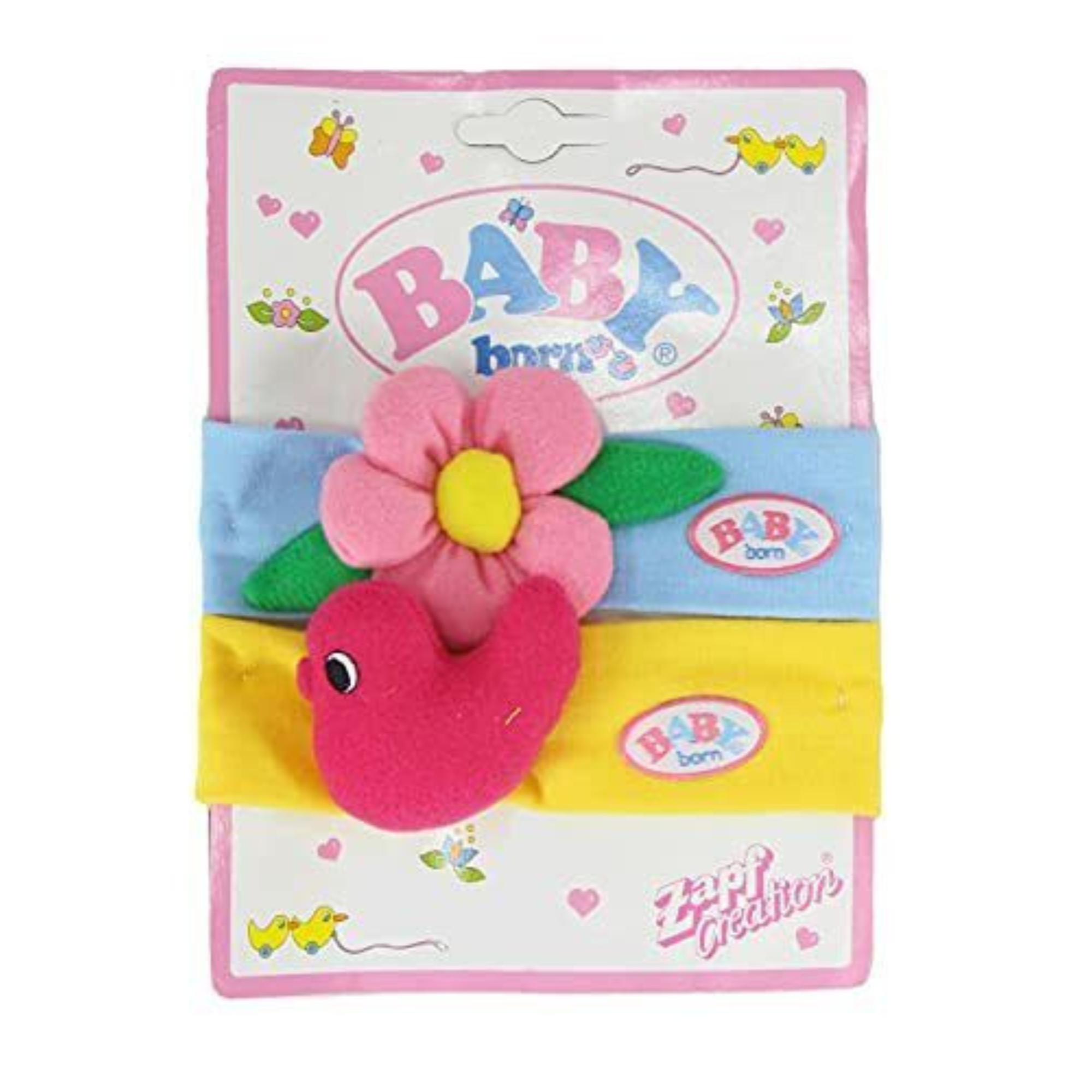 BabyBorn Zapf Creation - Toy Doll Accessory Pink Flower Red Bird - Toptoys2u