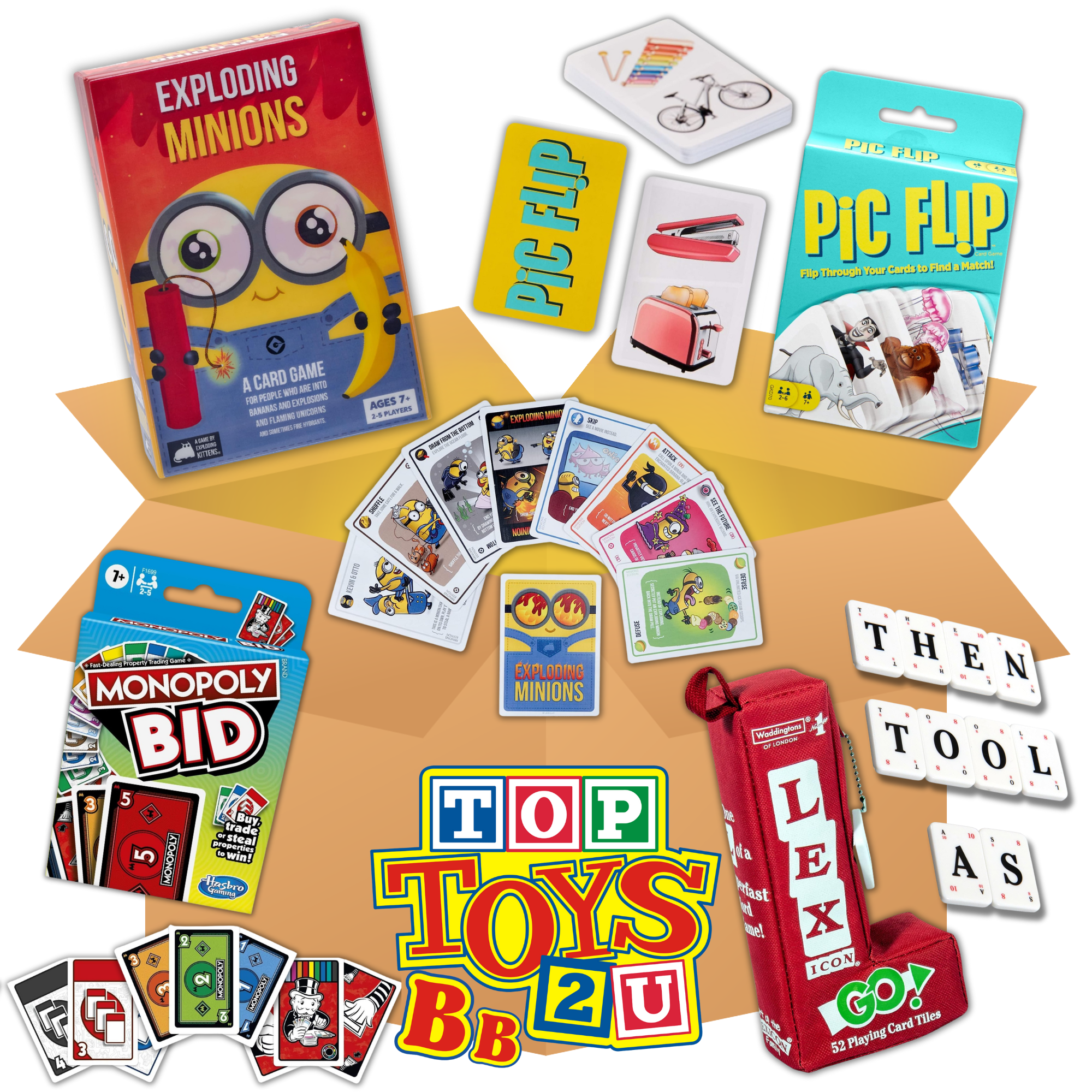 Toptoys2u Family Game Night Bargain Bundle Box - Toptoys2u