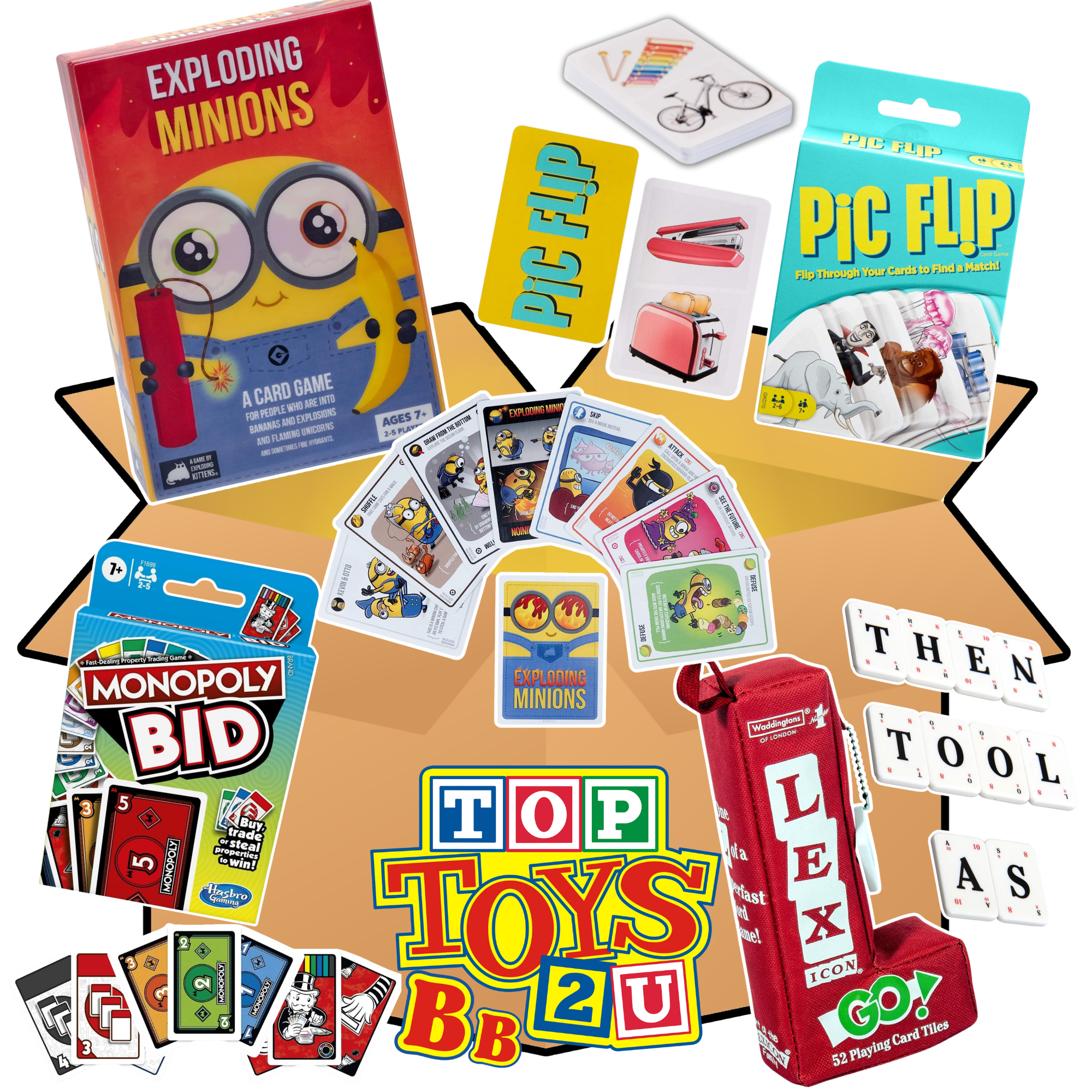 Toptoys2u Family Game Night Bargain Bundle Box