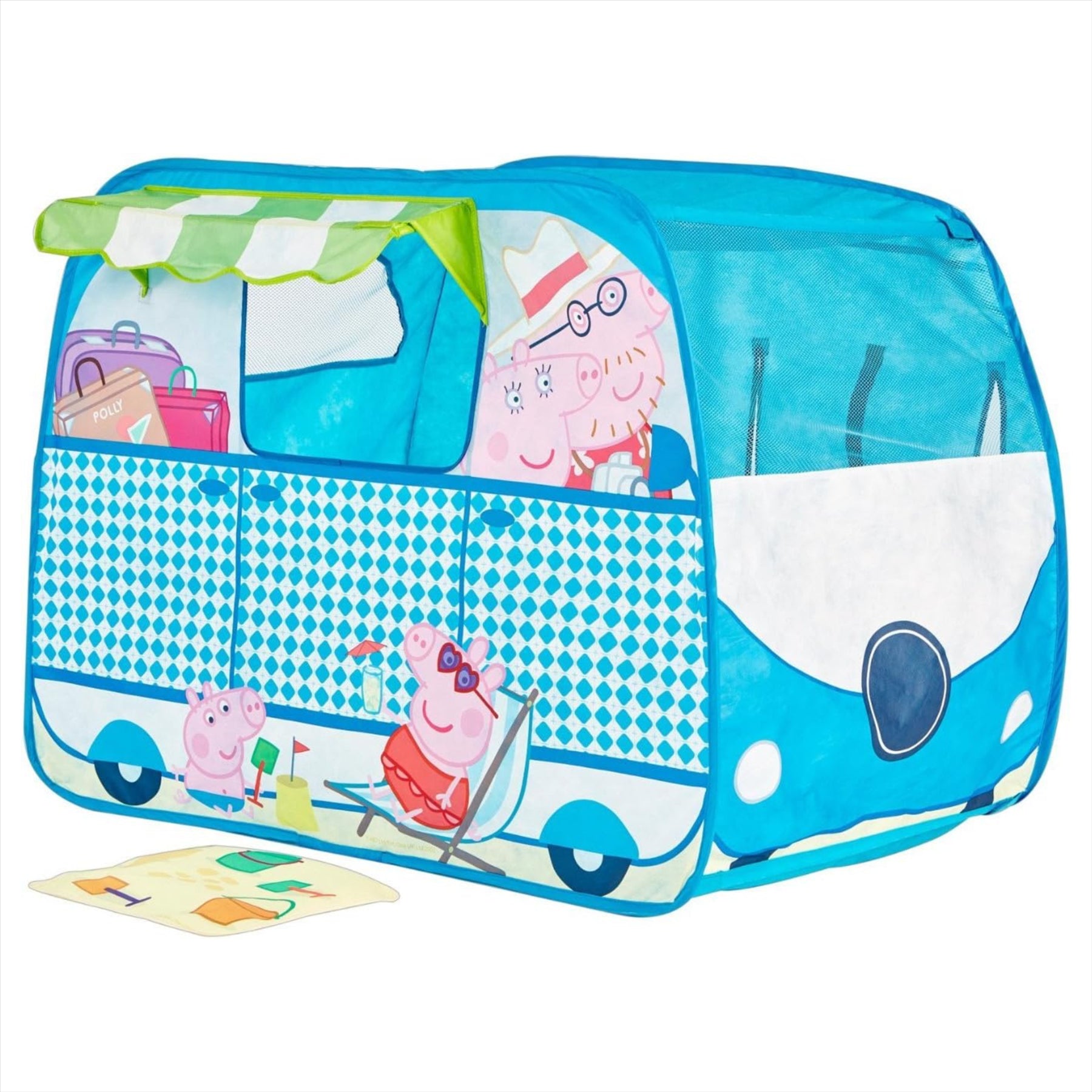 Peppa Pig Campervan Pop Up Play Tent Playhouse - Toptoys2u