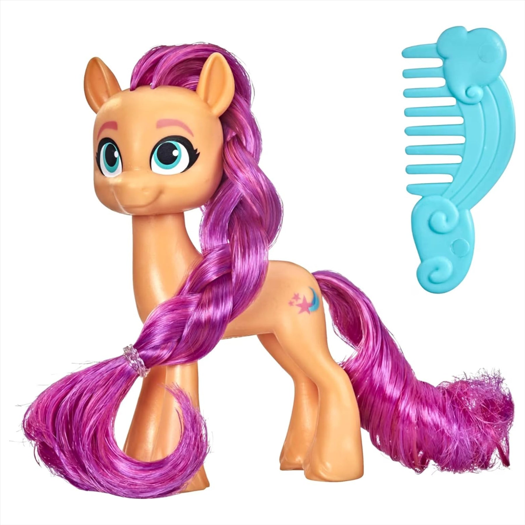 My Little Pony Best Movie Friends - Sunny Starscout Poseable Articulated Figure with Accessories - Toptoys2u