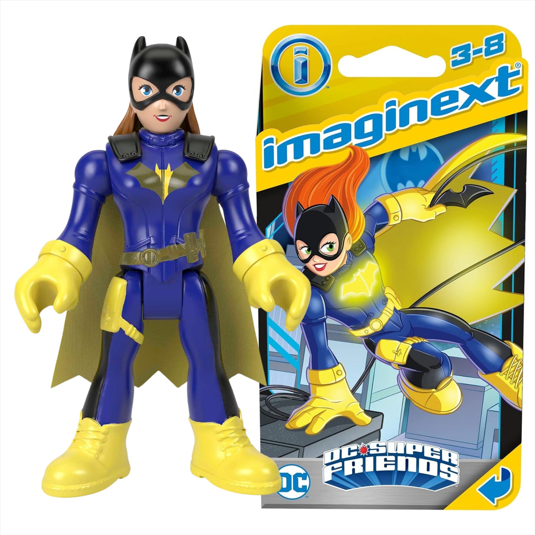 Imaginext DC Super Friends Batgirl Miniature Action Figure Play Toy
