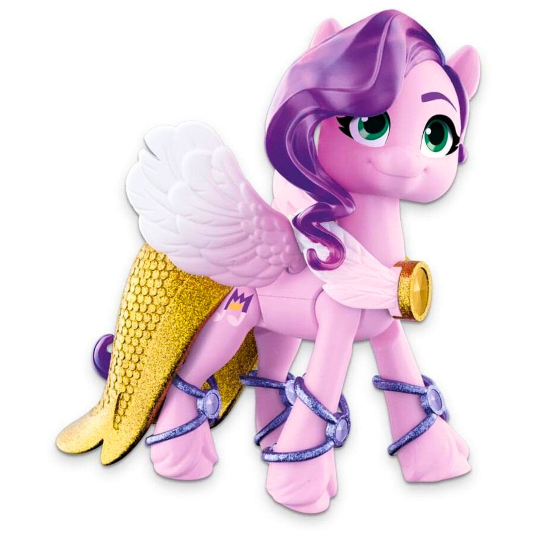 My Little Pony Crystal Adventure Princess Petals 7.5cm Play Figure Toy with Accessories and Friendship Bracelet