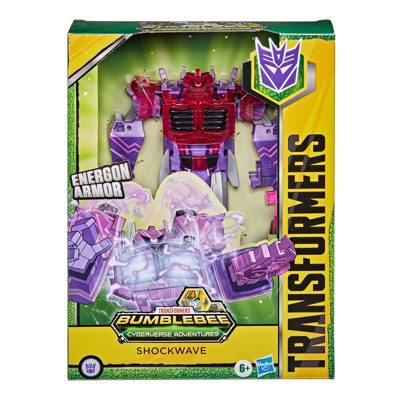 Transformers Bumblebee Cyberverse Adventres Shockwave Energon Armour Action Figure - Toptoys2u