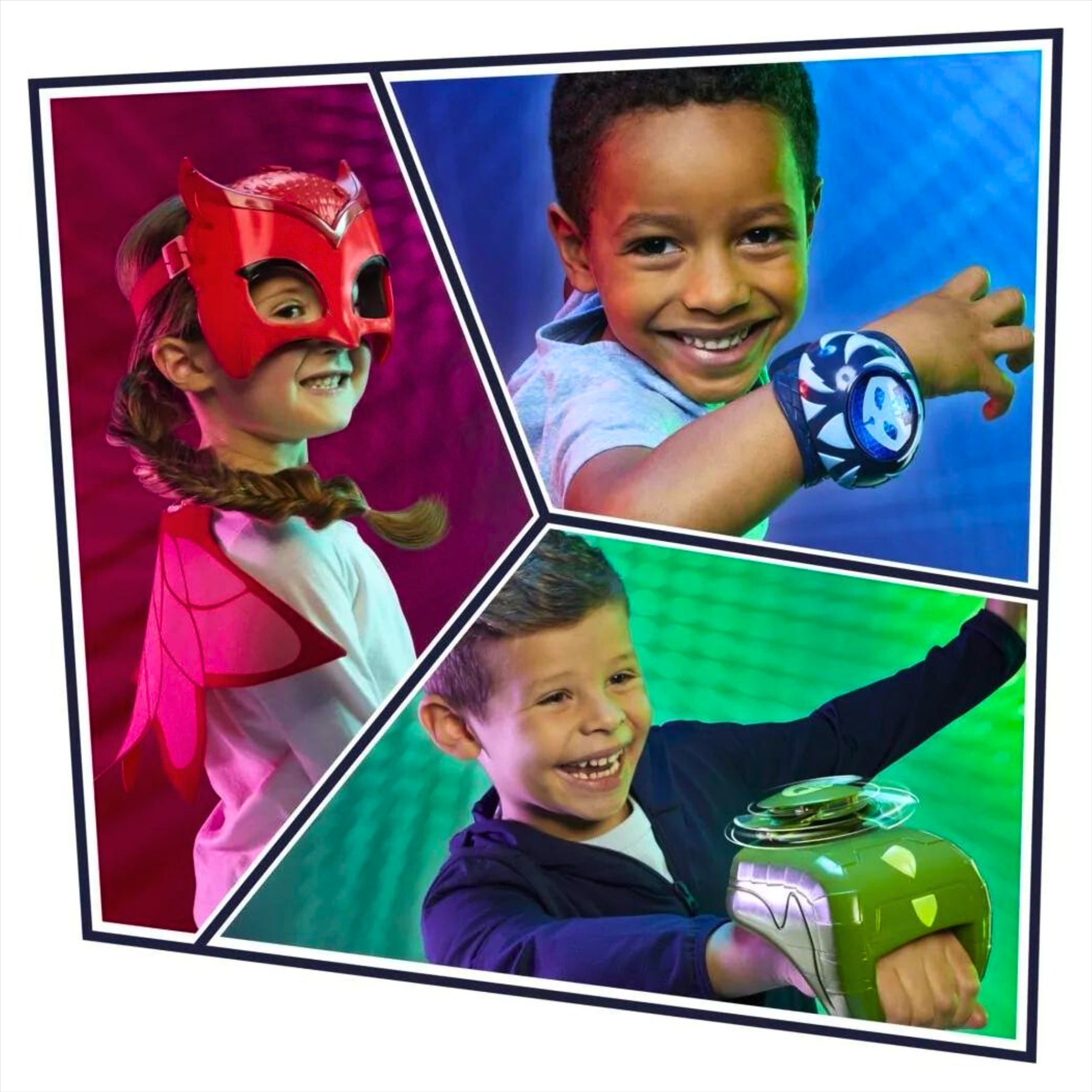 PJ Masks Gekko Hero Gauntlet Toy with Spinning Gekko Shield - Toptoys2u