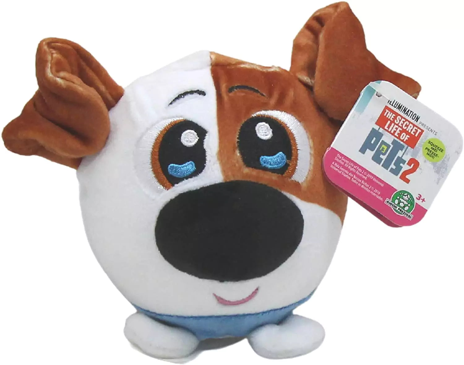 Secret Life of Pets 2 - Max Squeezable Super Soft Foam Plush Toy 6" - Toptoys2u