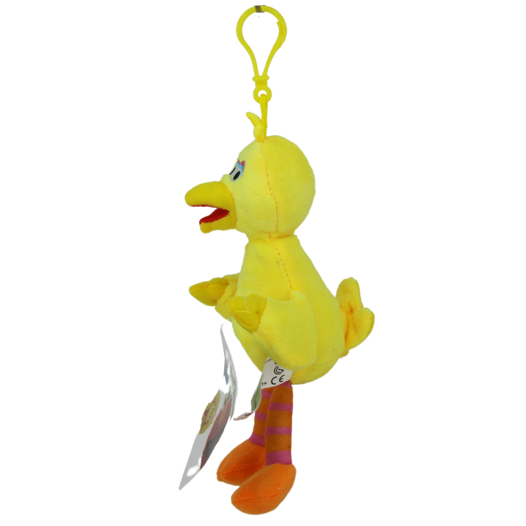 Sesame Street Soft Plush Toy Keyclip - Big Bird 7" 18cm - Toptoys2u