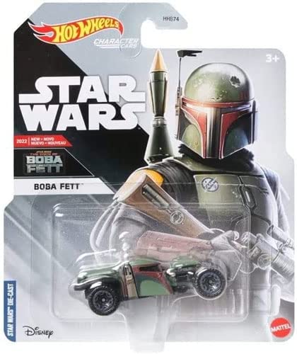 Hot Wheels Star Wars Boba Fett 1 64 Scale Diecast Character Cars