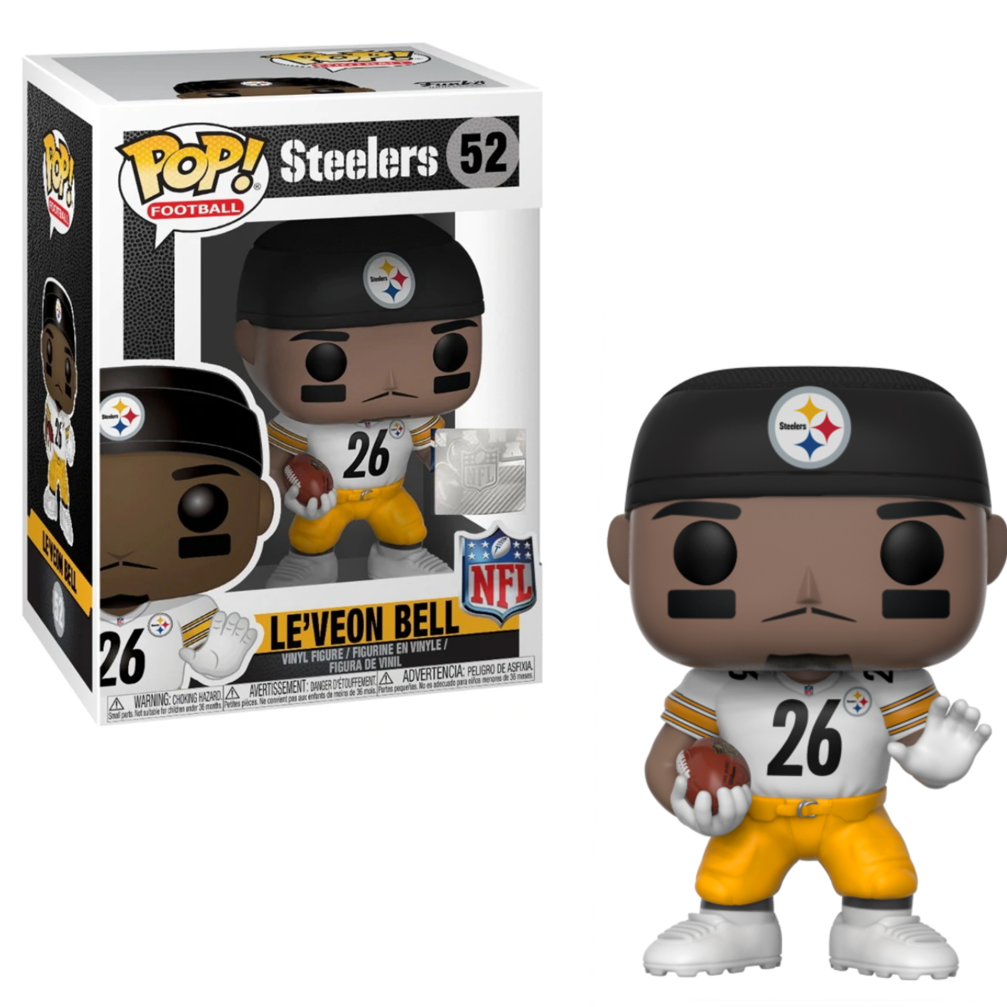 NFL Le'Veon Bell Steelers Funko Pop! Vinyl Figure #52