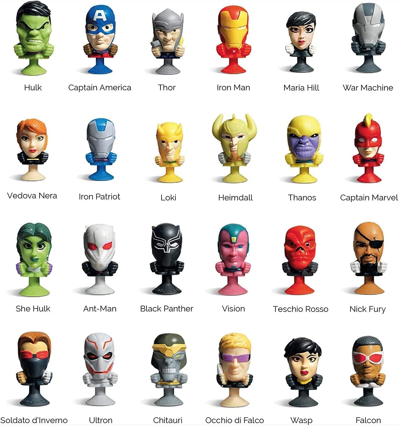 Marvel Avengers Megapopz Party Favours Collectable Figure Heads CDU of 144 Megapopz - Toptoys2u