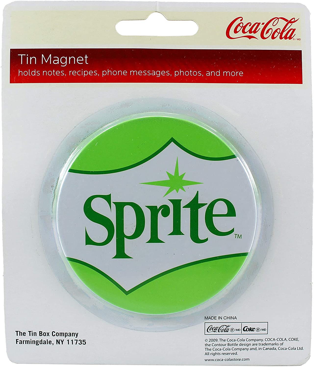 Coca-Cola Company Green Circle Retro Sprite Logo Fridge Magnet - Toptoys2u