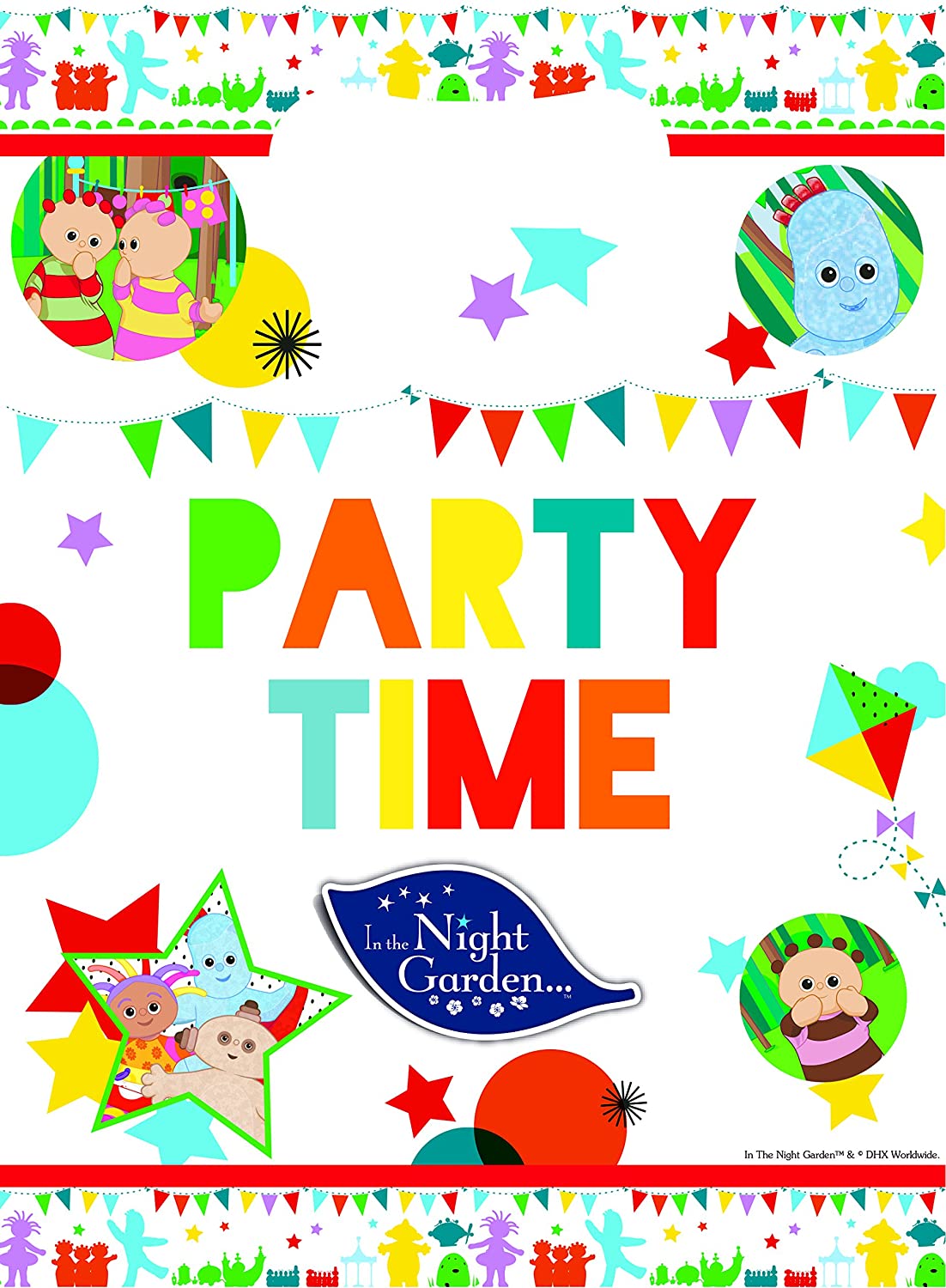 Official In the Night Garden Party Loot bags x 8 - Toptoys2u