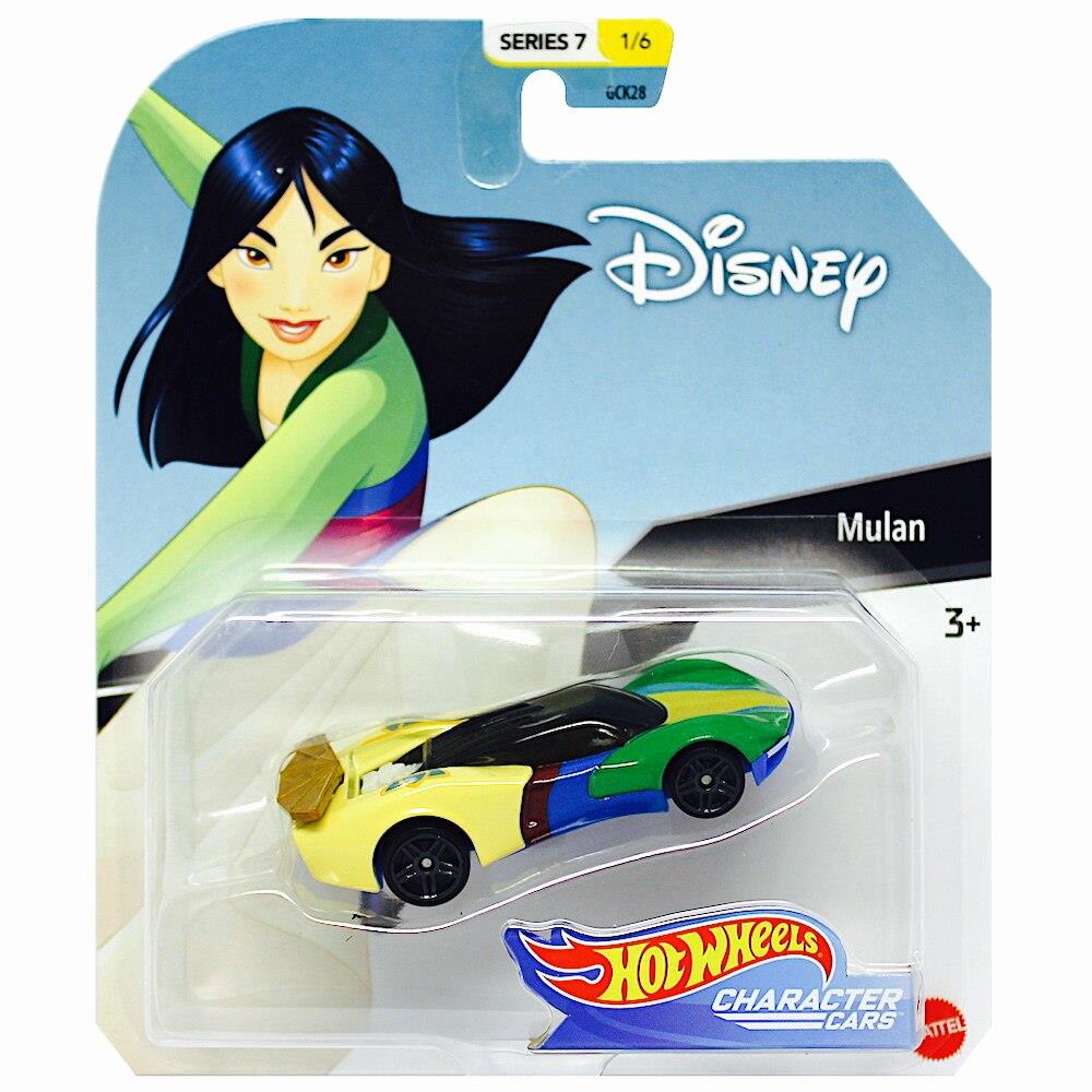 Disney character cheap hot wheels