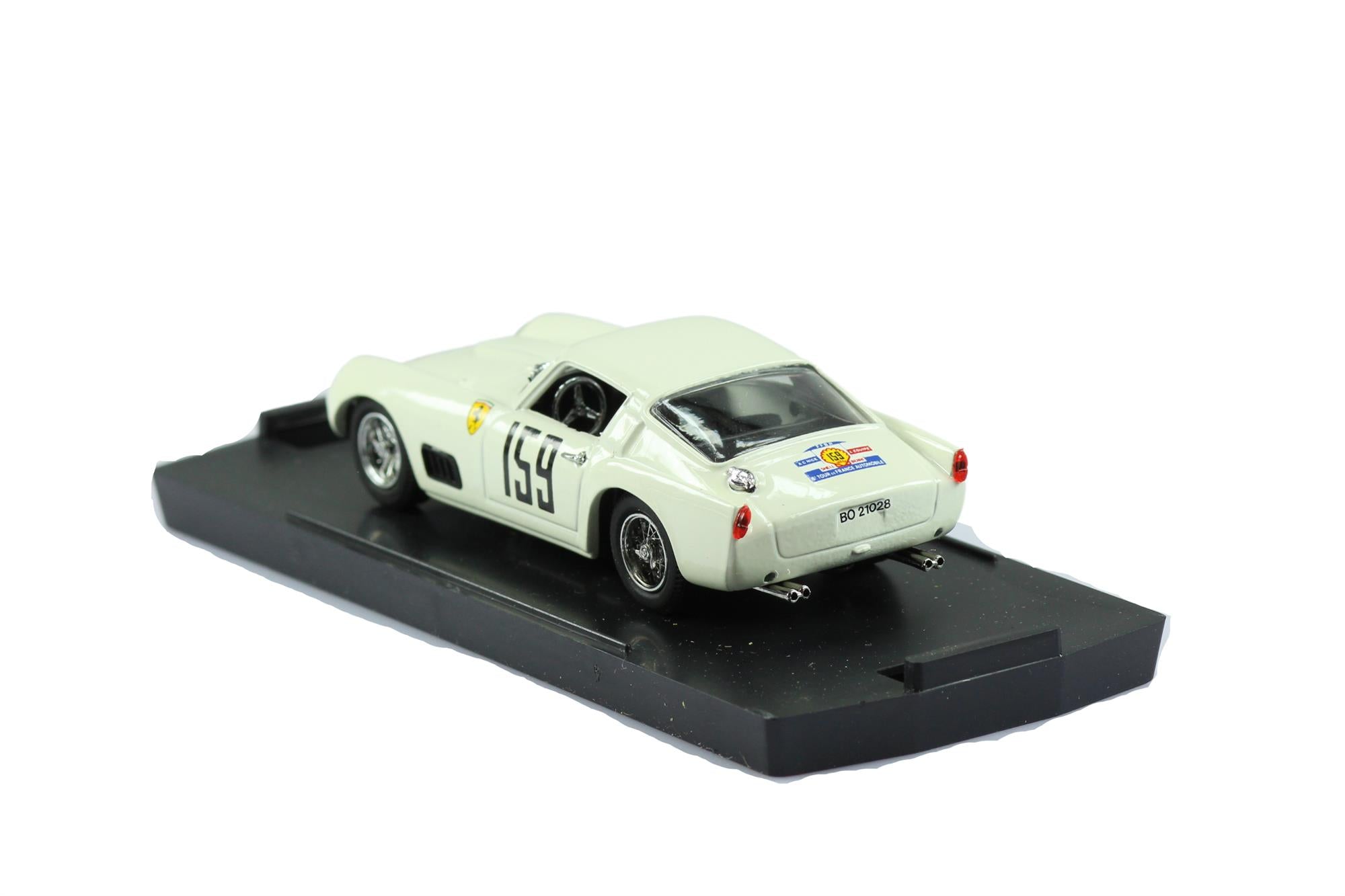 Bang Models - 1:43 Scale Diecast Ferrari 250 TDF "Tour De France" 1959 white #159 - Toptoys2u