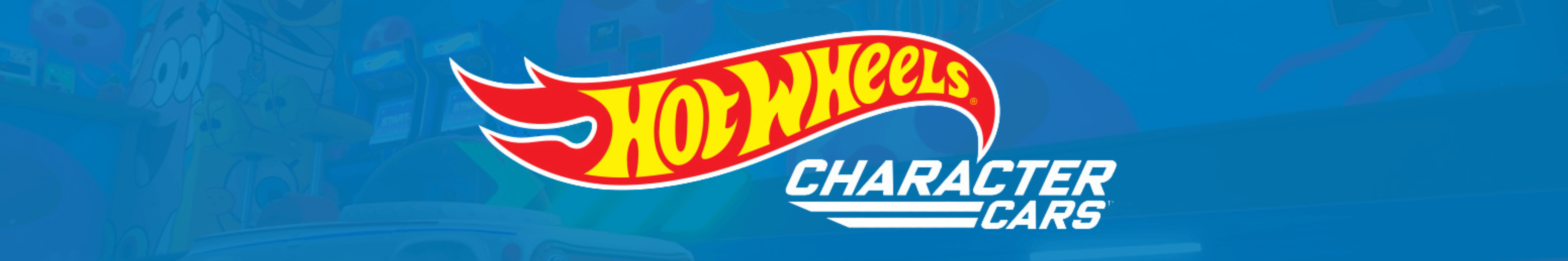 hot wheels character cars banner