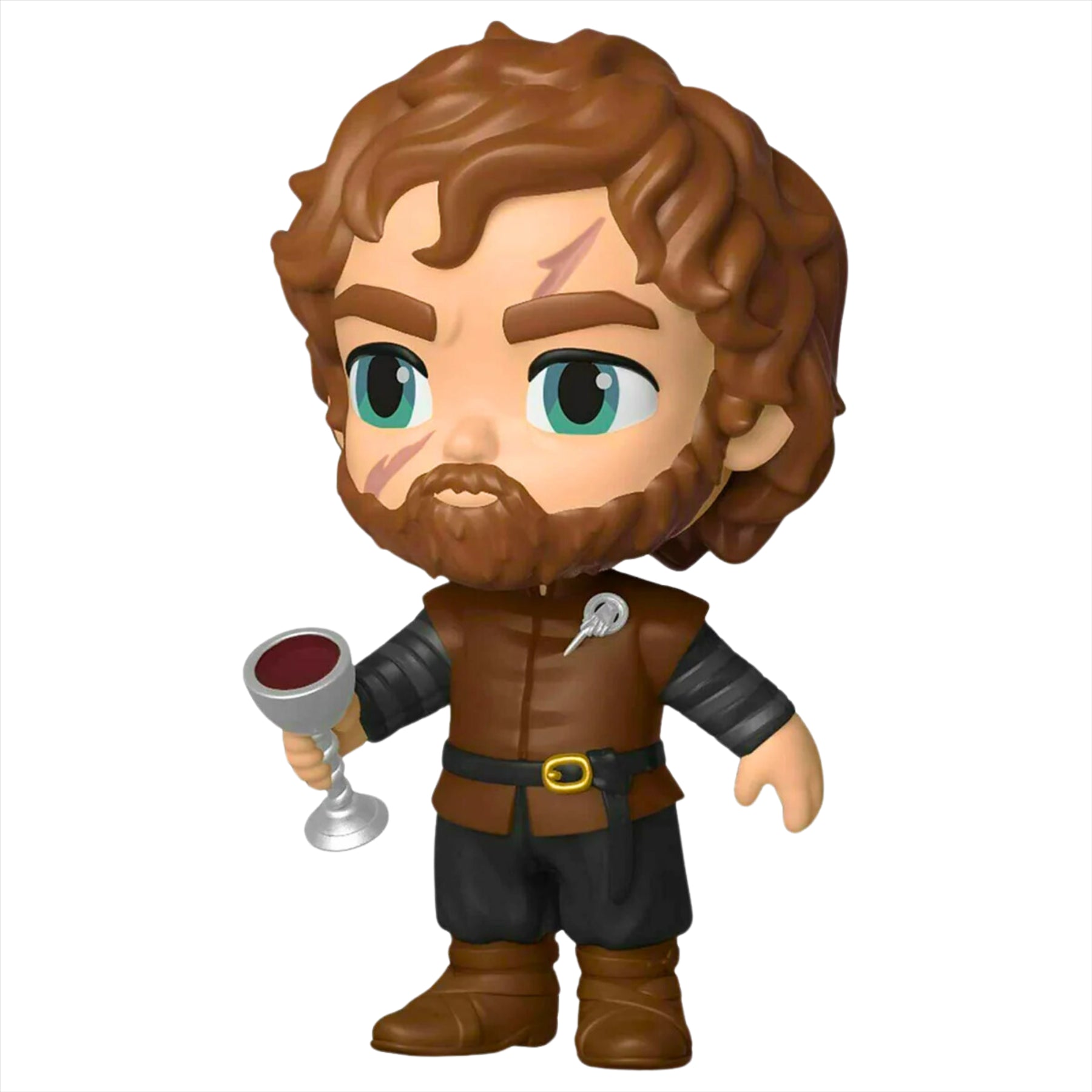 Game of Thrones Funko 5-Star Tyrion Lannister 8cm Figure with Goblet Accessory and Lannister Apron with Oven Mitt - 2-Piece Gift Bundle - Toptoys2u