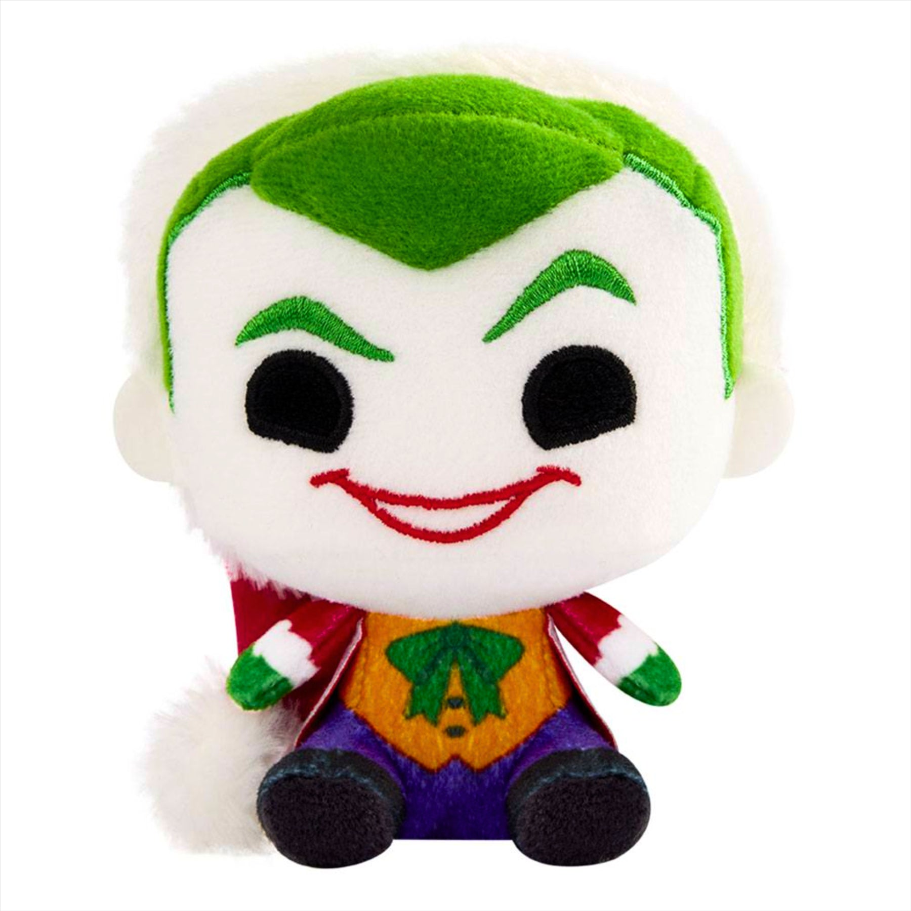 Funko POP! Plushies DC Super Heroes Holiday 18cm Collectible Plush Toys - Set of All 4 - Batman, The Flash, The Joker, and Harley Quinn - Toptoys2u