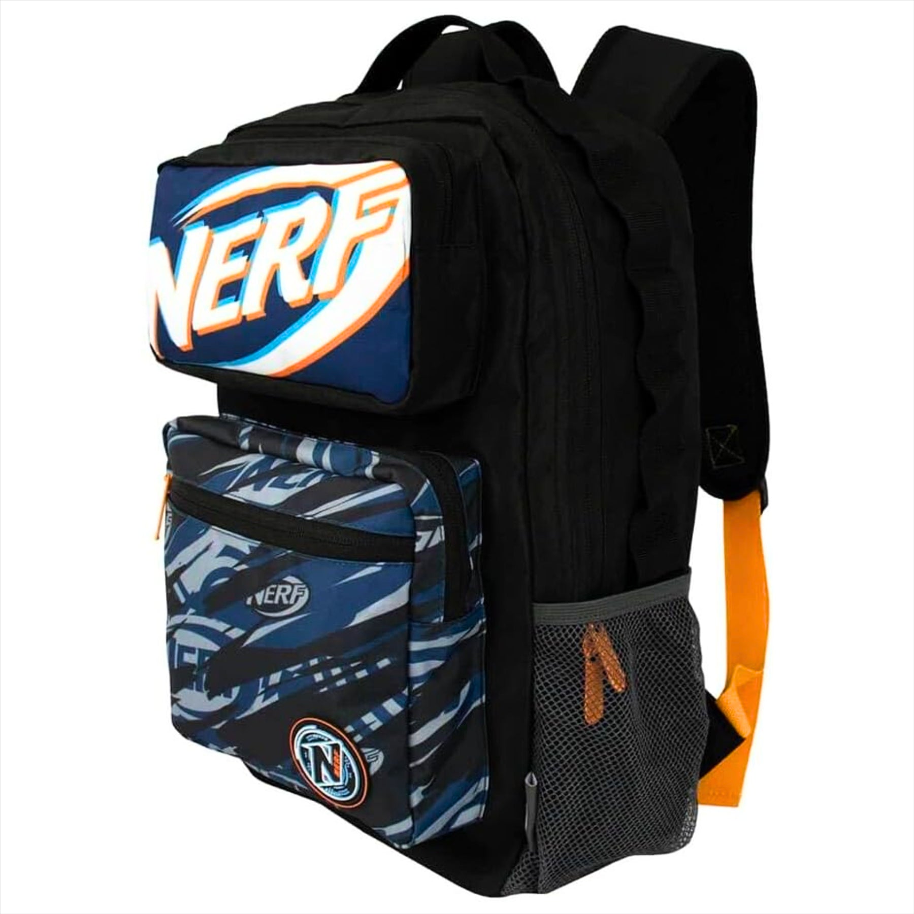 Nerf 6 Piece Tactical Supply Bundle - Backpack, Water Bottle, 3x Blind Bags, and Roblox Boxy Buster Blaster - Toptoys2u