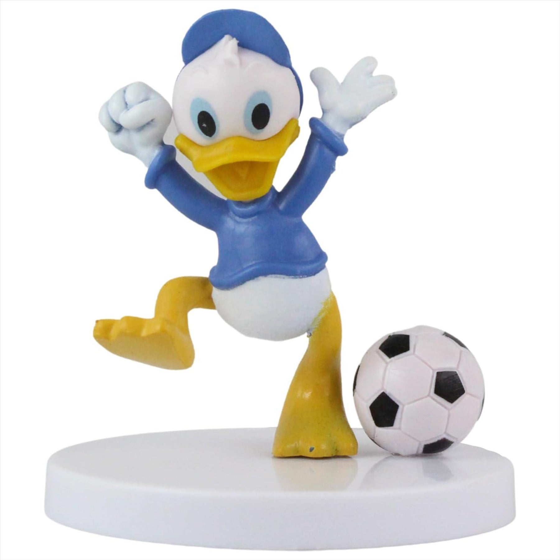 Mickey Mouse and Friends 3D Figures - Perfect Cake Toppers - 2" 5cm Huey, Dewey, Louie Mickey & 2.5" 6cm Scrooge McDuck - 5 Pack - Toptoys2u