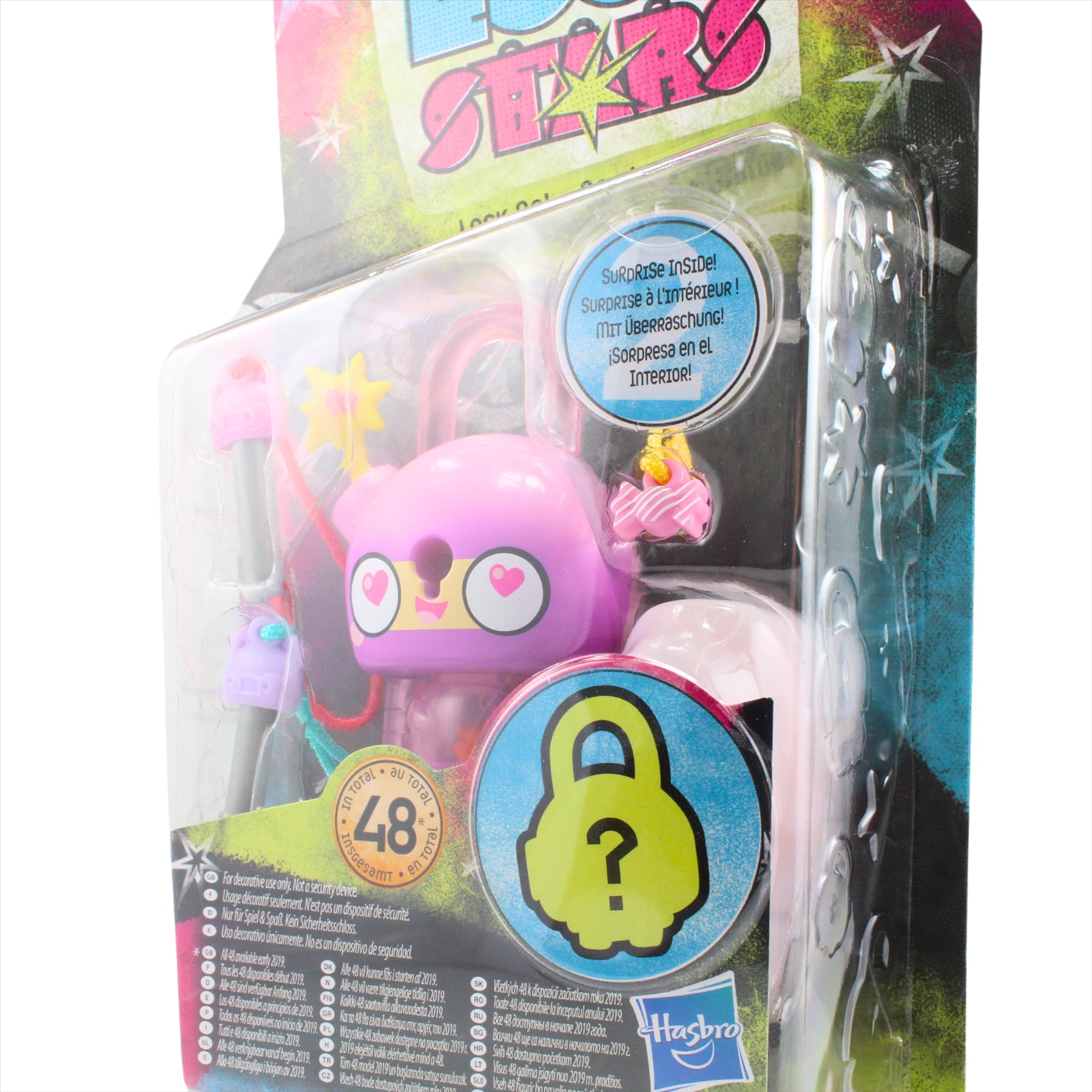 Lock Stars Series 2 Pink Bomb Collectible Miniature 7cm Toy Figure Lock-On Clip with Accessories - Toptoys2u