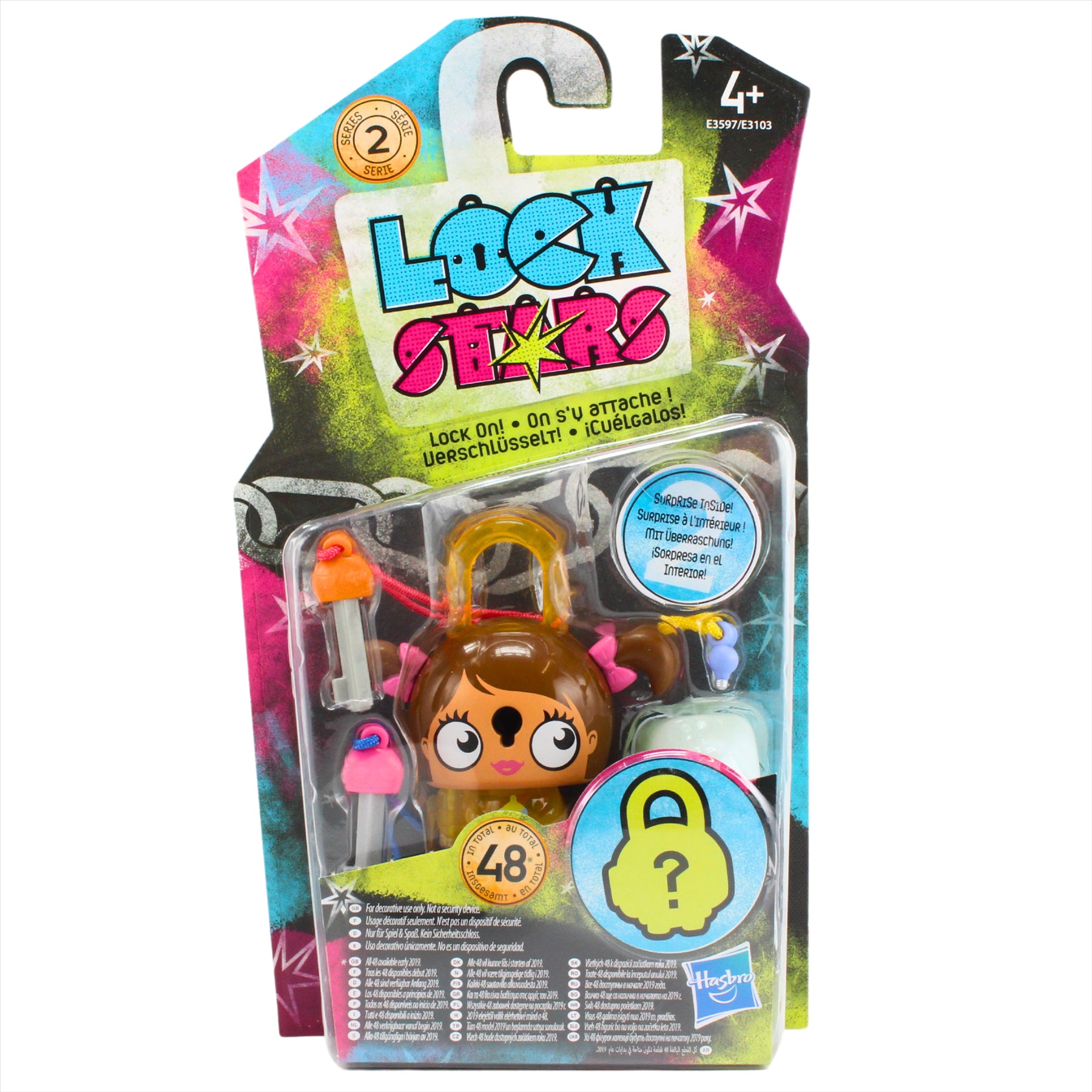 Lock Stars Series 2 Cavewoman Collectible Miniature 7cm Toy Figure Lock-On Clip with Accessories - Toptoys2u