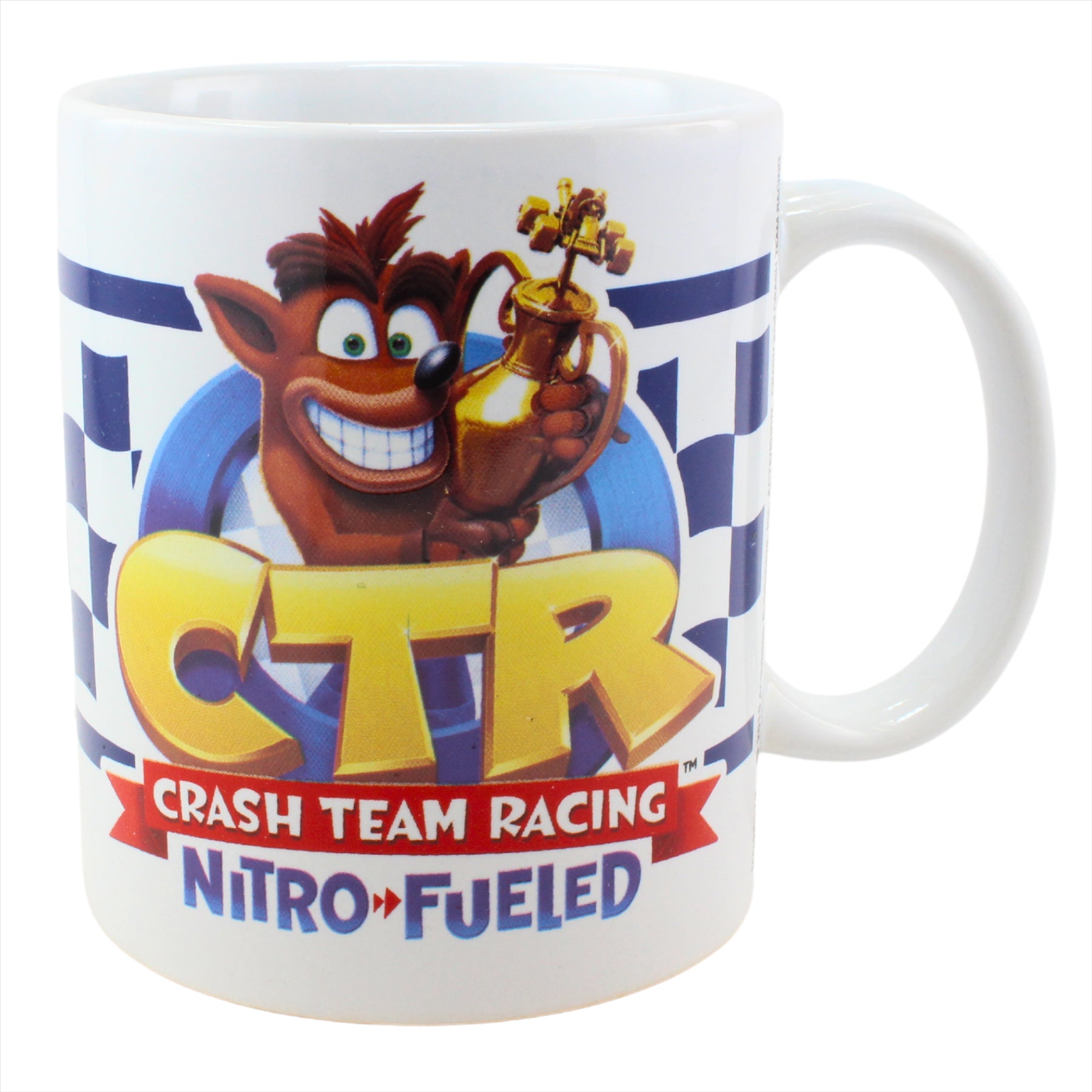 Crash Bandicoot Video Game 315ml Coffee Mug - CTR Nitro Fueled Finish Line - Toptoys2u