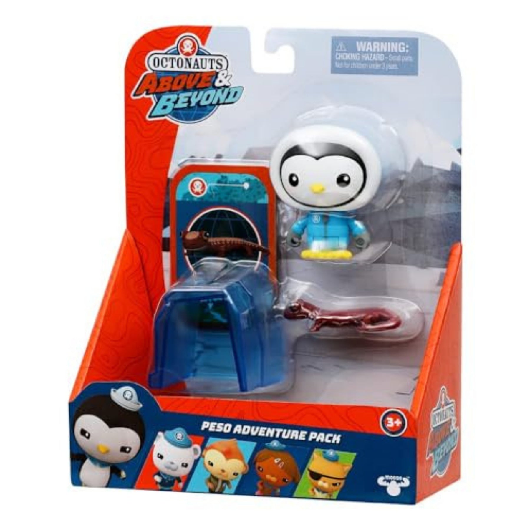 Octonauts Above and Beyond Kwazii 20cm Plush and Peso Adventure Pack Action Figure Playset - Toptoys2u