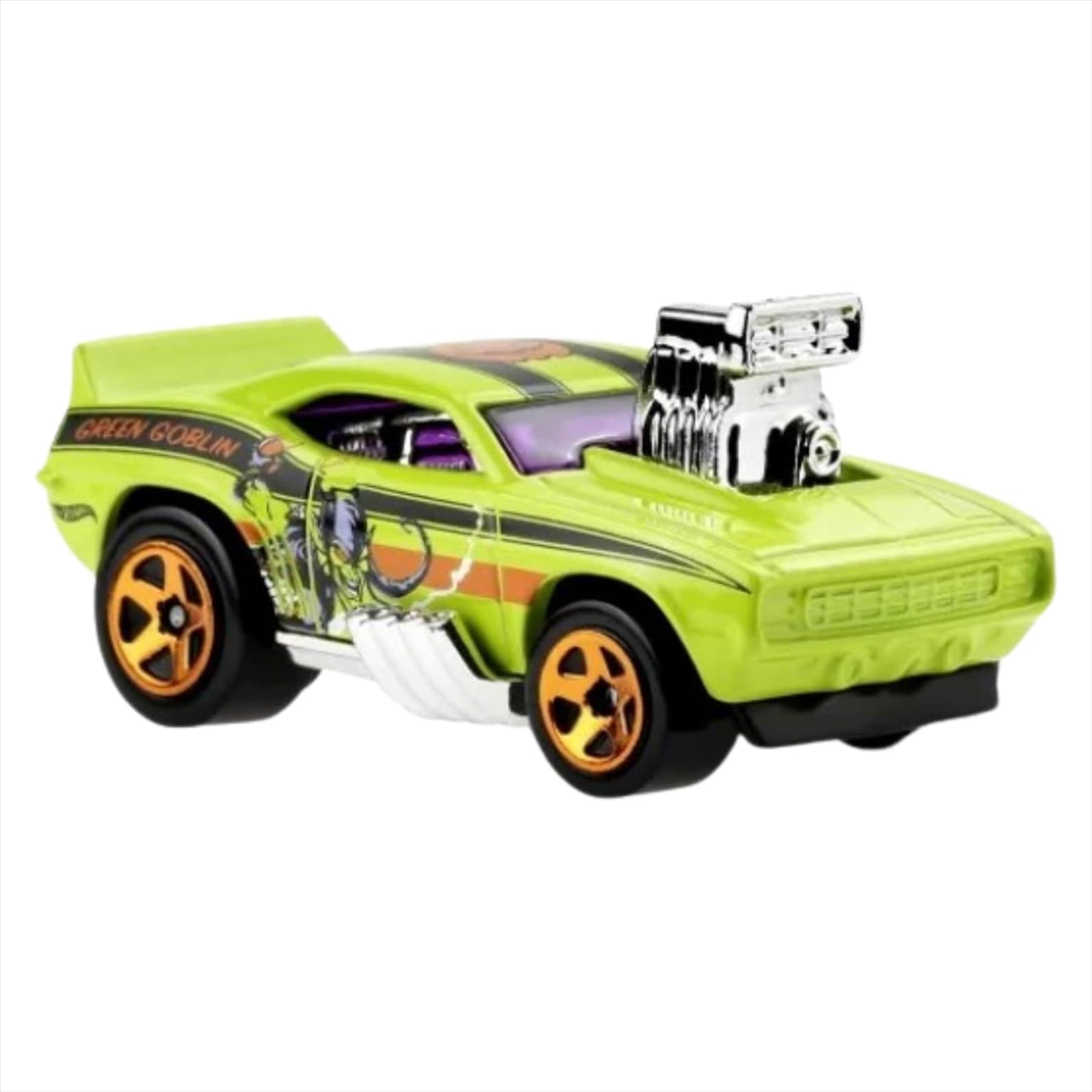 Hot Wheels Marvel Spider-Man - Green Goblin Camaro Z28 Diecast Model Car - 4/5 - Toptoys2u
