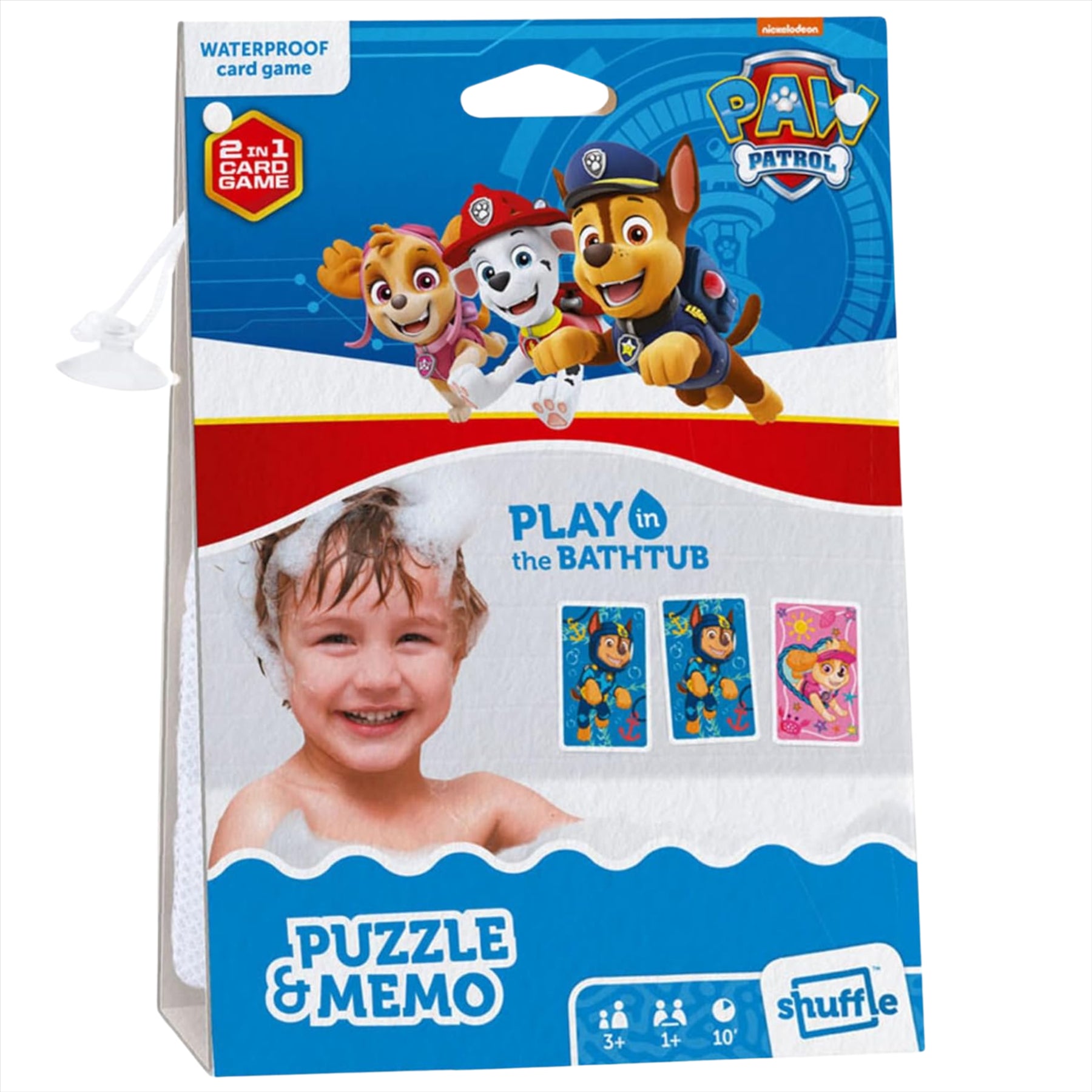 Paw Patrol Educational Puzzle Bundle for Kids - Let's Match Puzzle Pack & Bath Time 2-in-1 Memory Card Game - Twin Pack - Toptoys2u