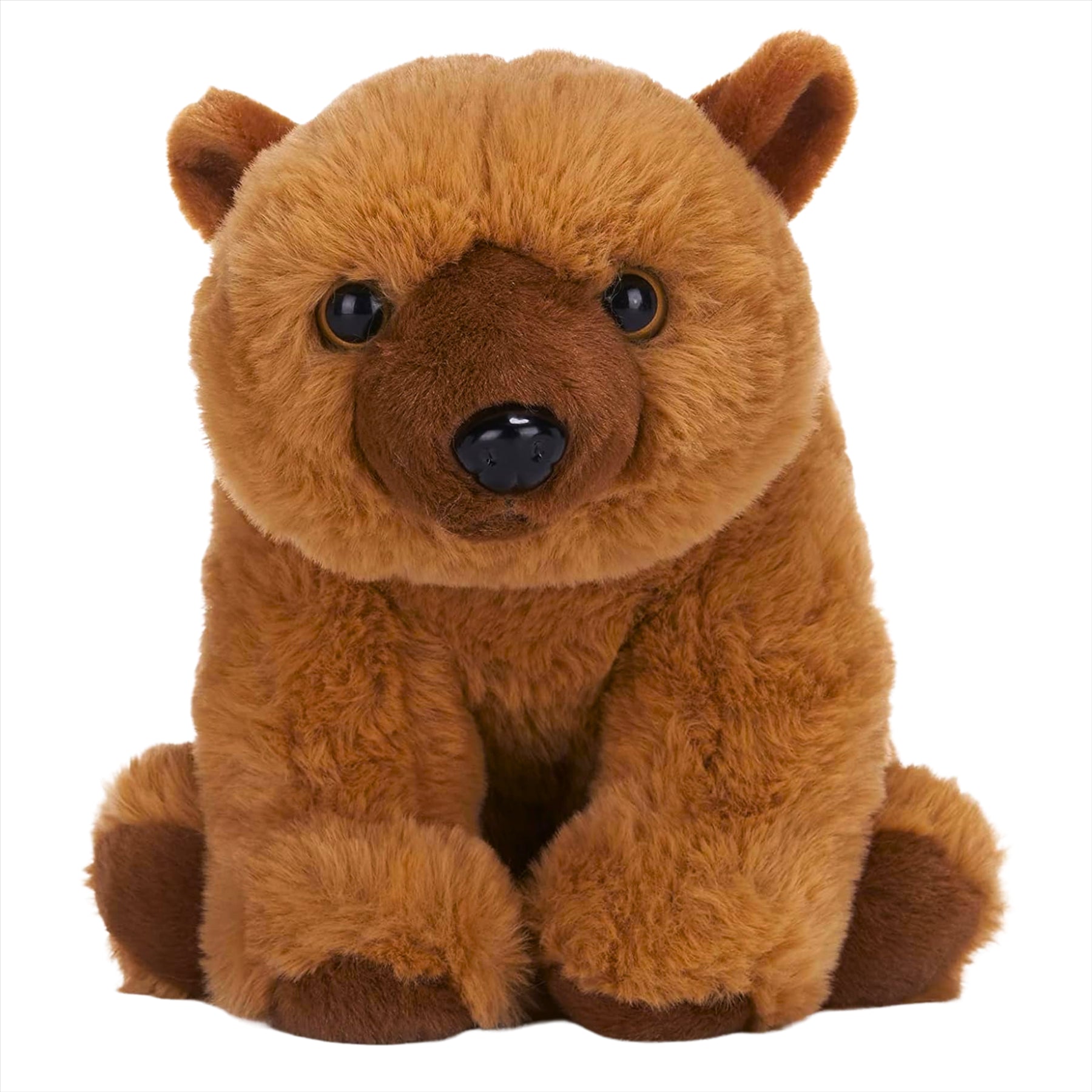Posh Paws Around the World Animals Collection Grizzly Bear Super Soft Plush Toy 20cm 8" - Toptoys2u