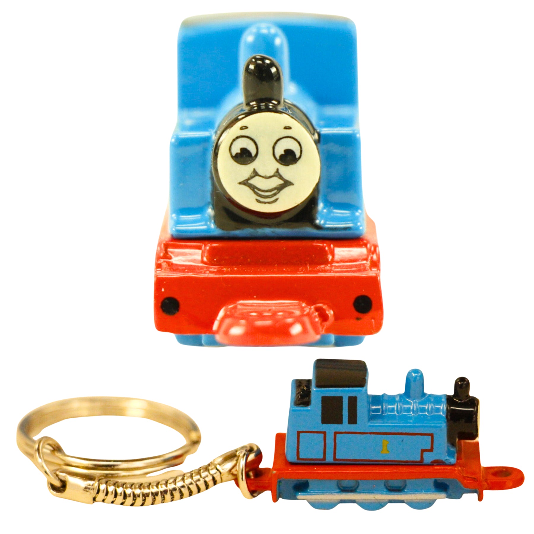 Thomas and Friends Rescue Center Playset, Diecast Thomas Keyring, Nia Diecast Metal Engine Figure, and James 12cm Pillow - Toptoys2u