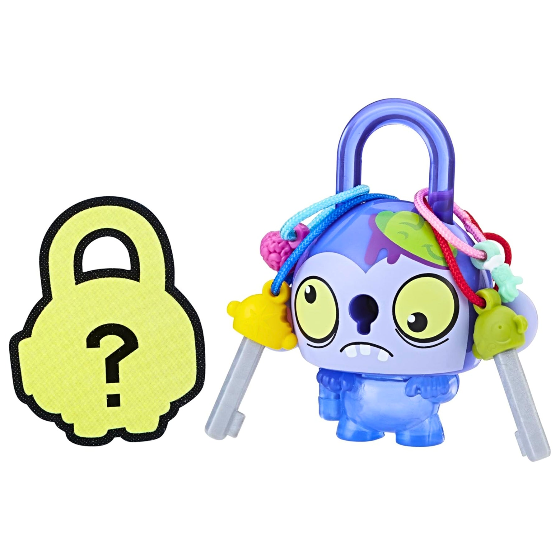 Lock Stars Series 1 Gross Brain Collectible Miniature 7cm Toy Figure Lock-On Clip with Accessories - Toptoys2u