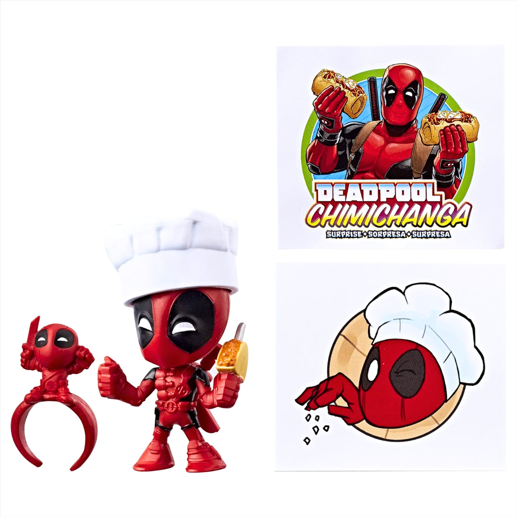 Marvel Deadpool Chimichanga Mystery Toy Figure Blind Bags - Pack of 12 - Toptoys2u