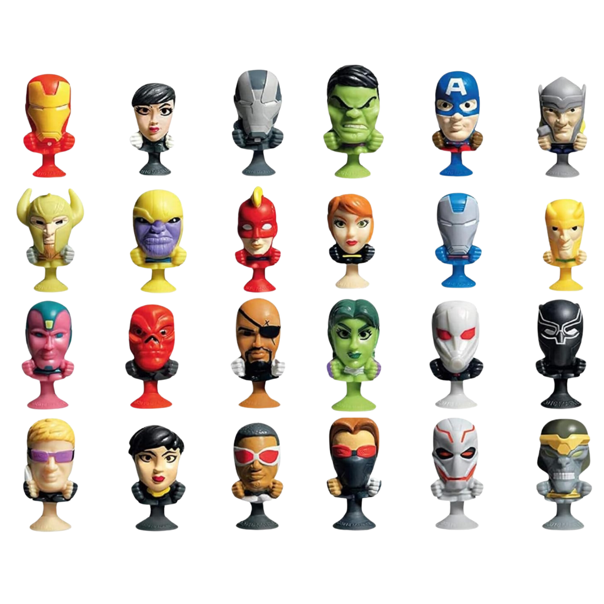 Marvel Avengers Megapopz Collectible 3cm Miniature Toy Figure Head Blind Bag - Pack of 25 - Toptoys2u