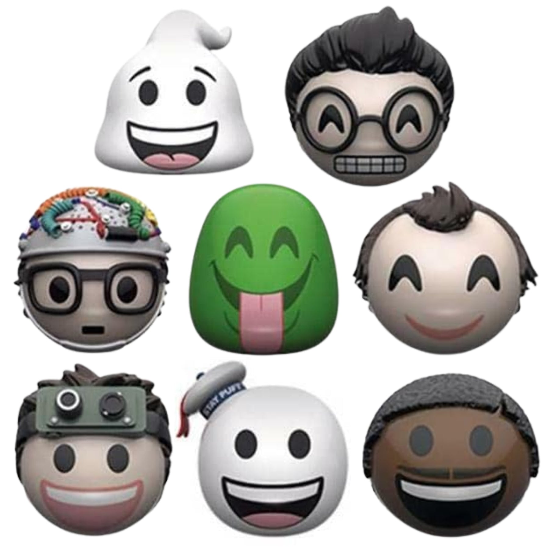 Ghostbusters - FunkoMyMoji Identified 4cm Collectible & Highly Detailed Figure Heads - Set 3 8-Pack - Toptoys2u