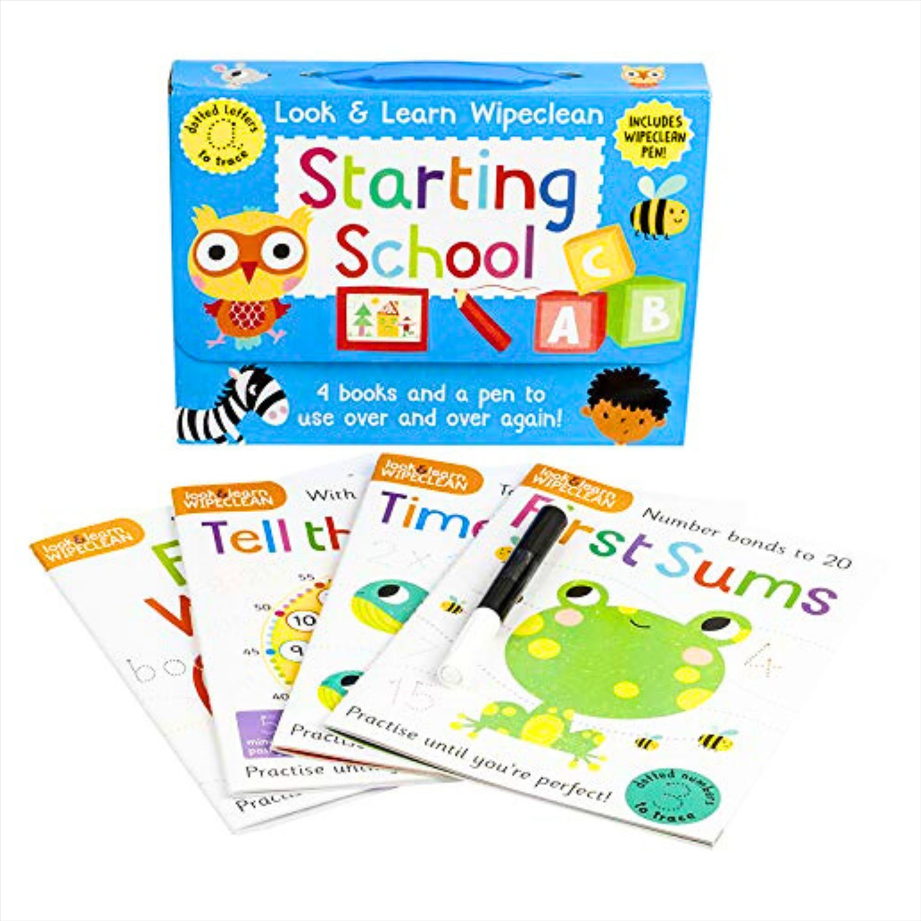 Look and Learn Wipeclean Starting School Practice Set - Toptoys2u