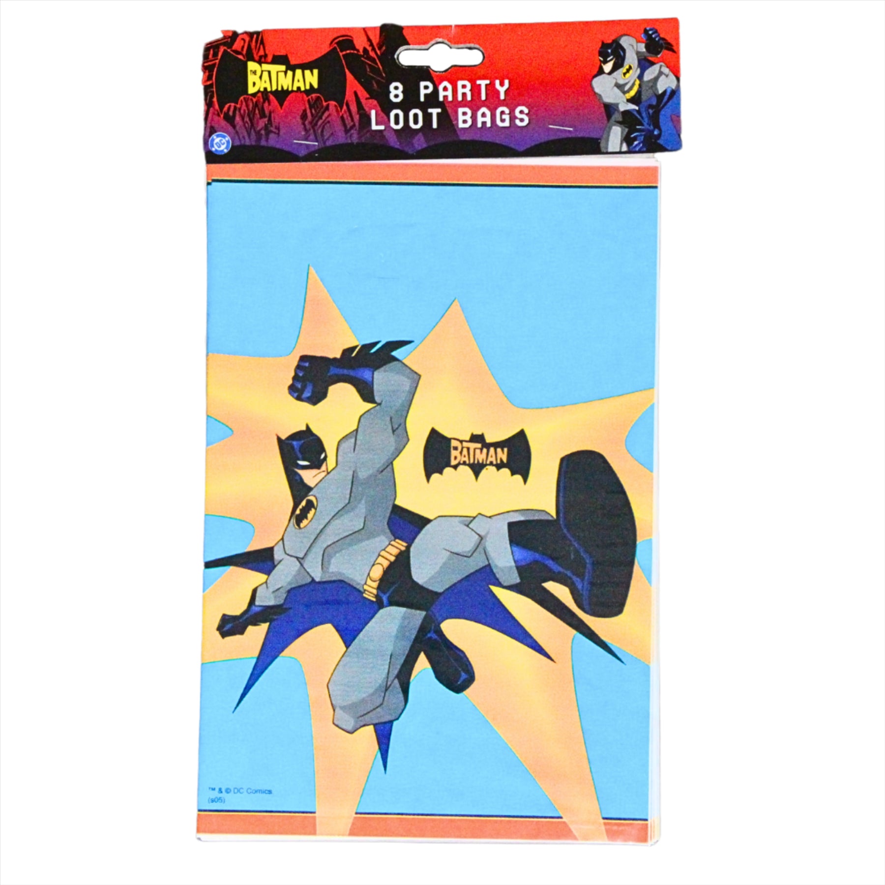 DC Batman Party Set 16x Loot Bags - Twin Pack - Toptoys2u