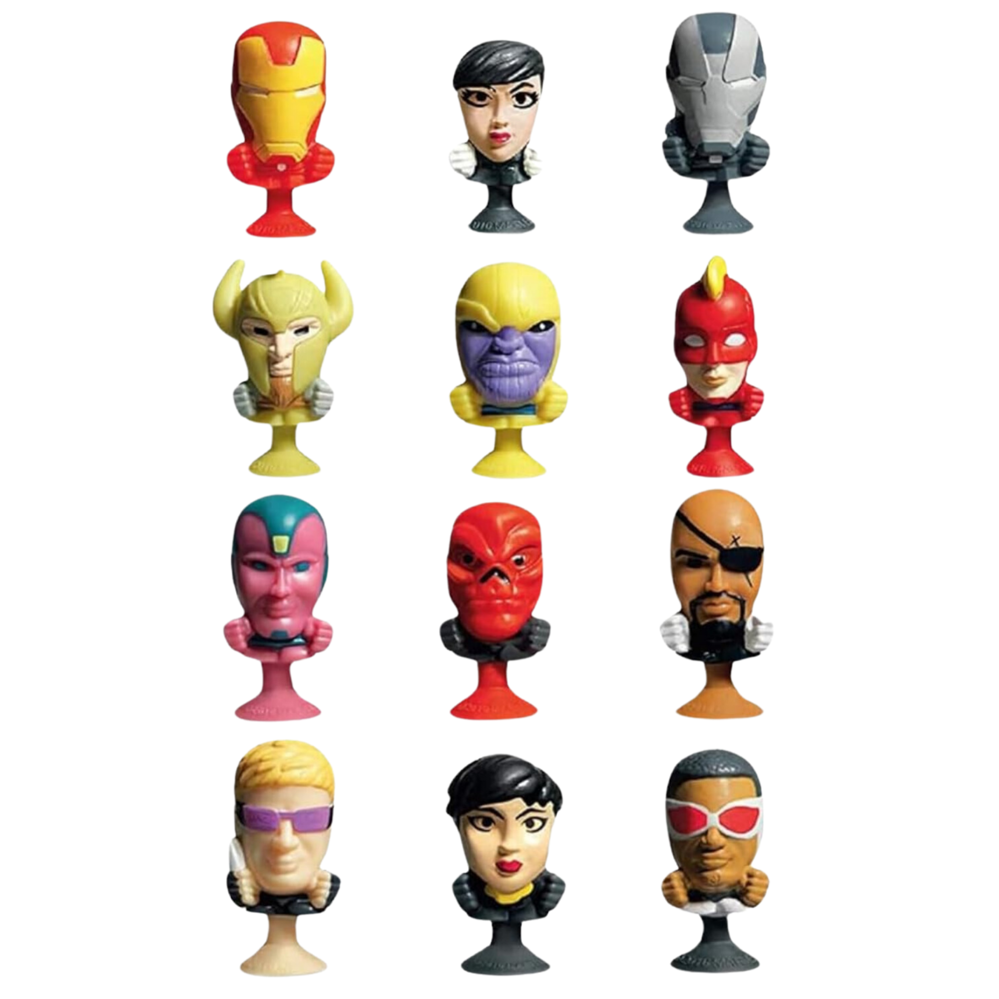 Marvel Avengers Megapopz Collectible 3cm Miniature Toy Figure Head Blind Bag - Pack of 10 - Toptoys2u