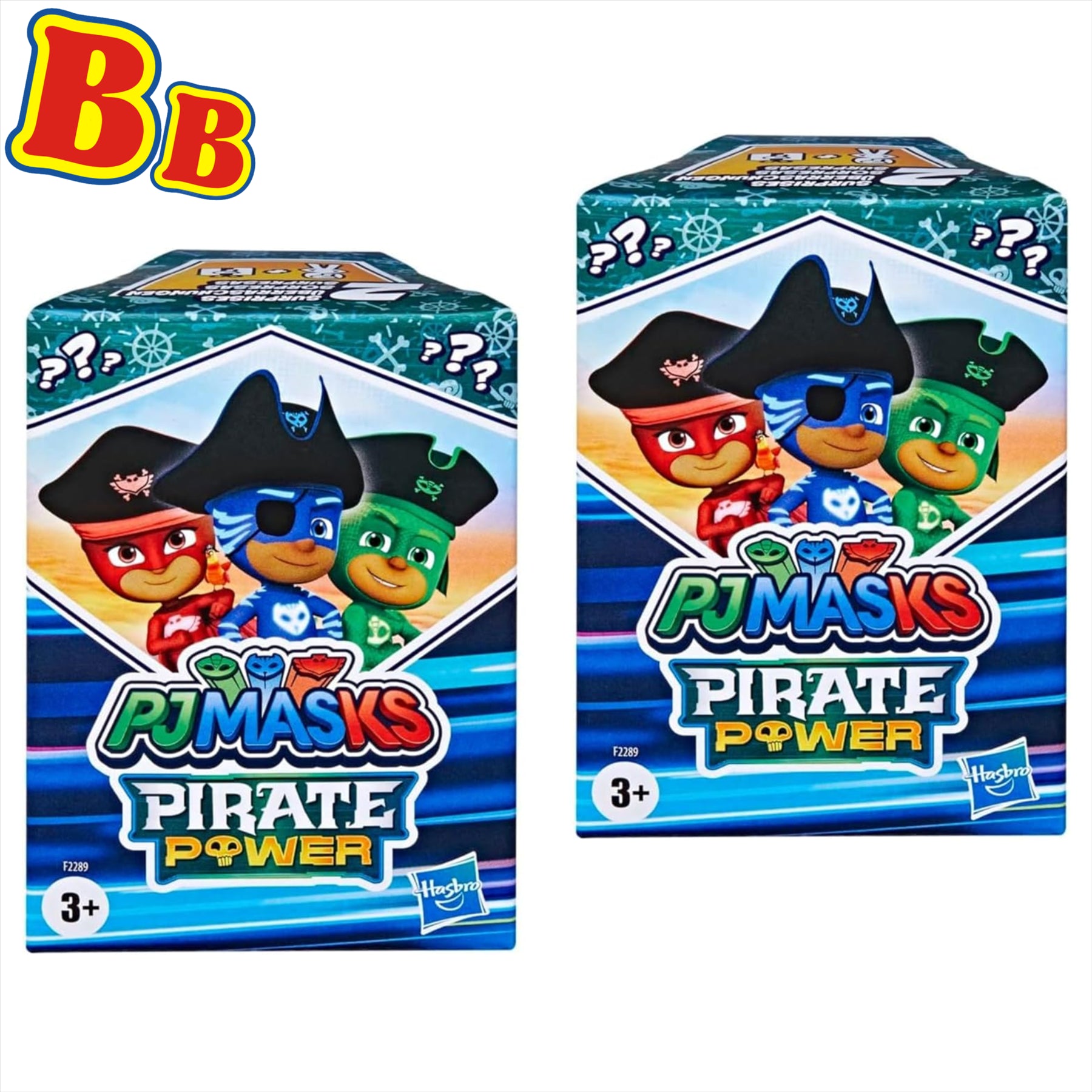 PJ Masks Articulated Play Figures and Accessories Blind Box Sets - 2x Pirate Power Blind Boxes - Toptoys2u