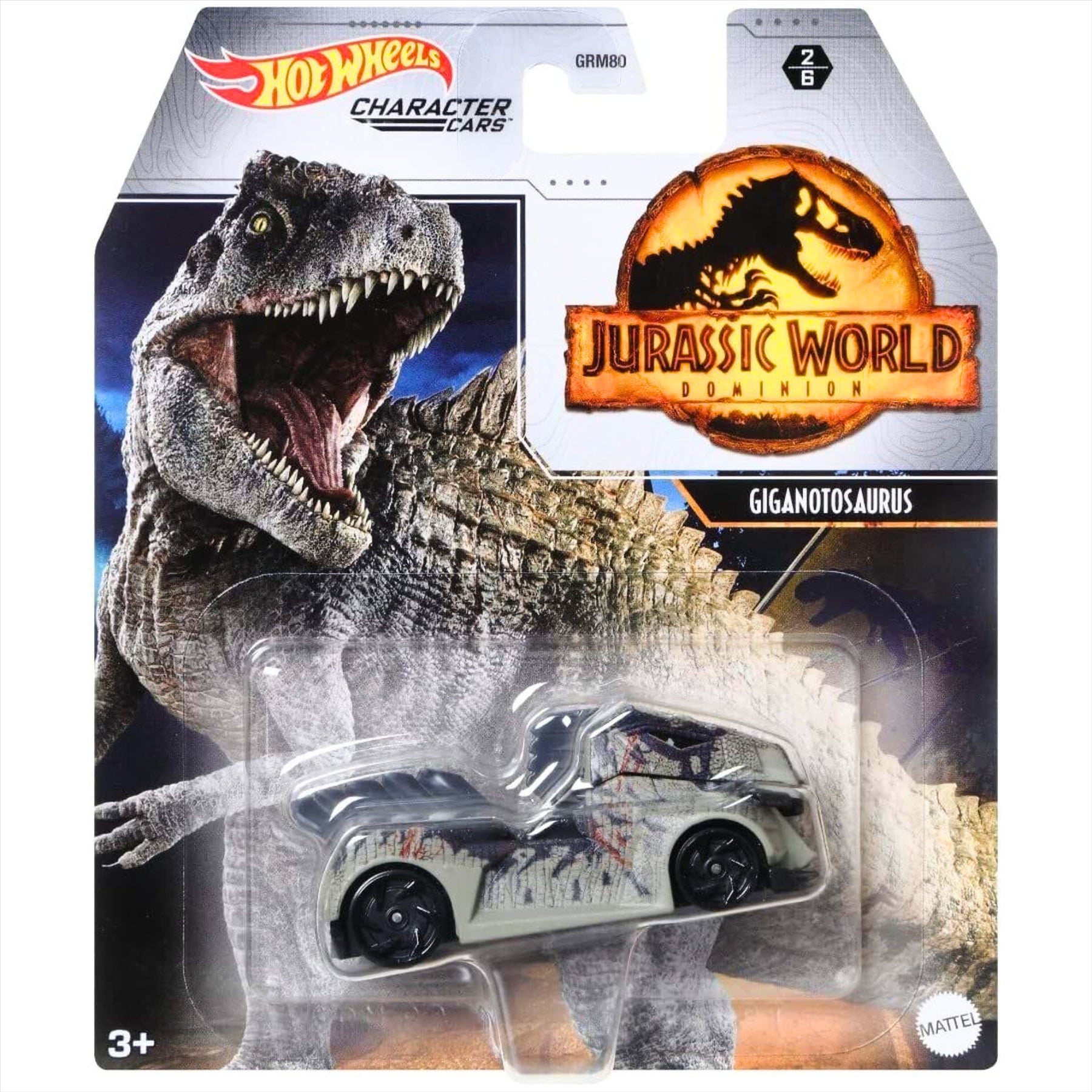 Jurassic World Funko T-Rex Large Children's T-Shirt with Pocket Pop!, Hot Wheels Gigantosaurus Diecast Model Vehicle, and Revos Ian Malcolm 10cm Collectible Vinyl Figure Figure - 3-Piece Bundle - Toptoys2u